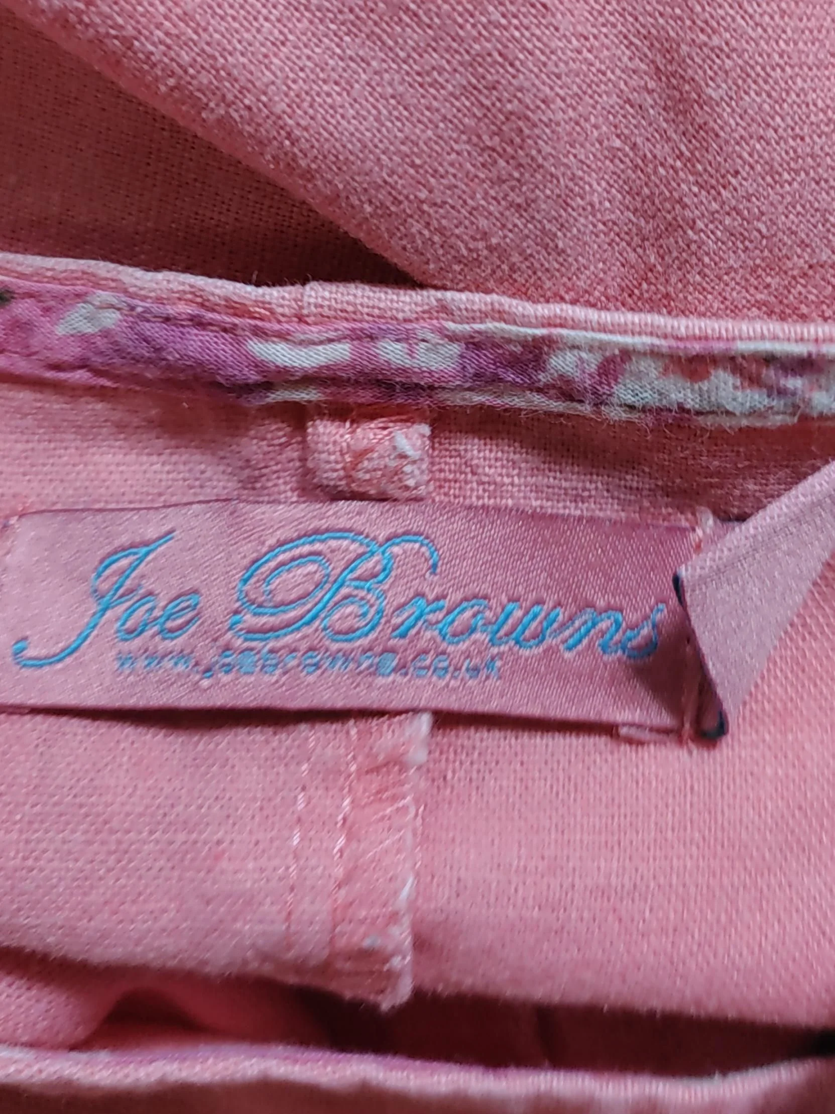 Joe Browns Women's Top L Pink Linen with Cotton Sleeveless Round Neck Tunic - Image 6