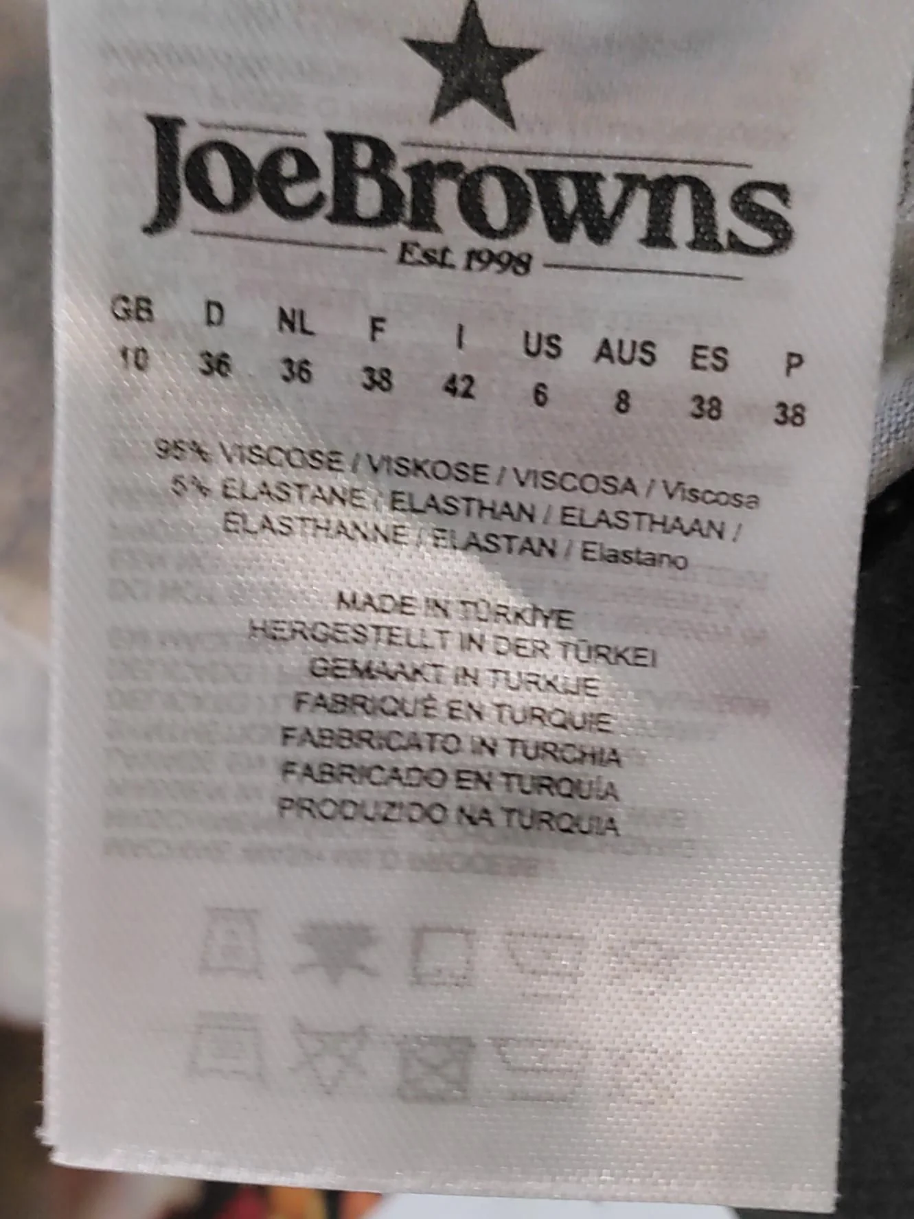 Joe Browns Women's Top UK 10 Black Viscose with Elastane Basic - Image 6