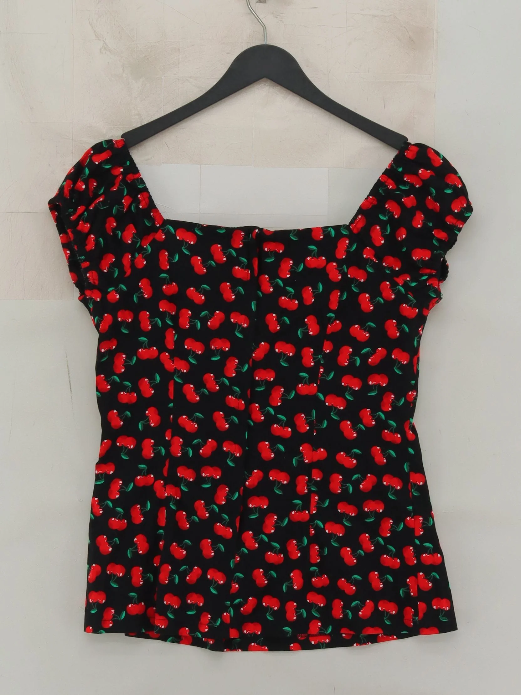 Joe Browns Women's Top UK 12 Black Cotton with Elastane Basic - Image 2