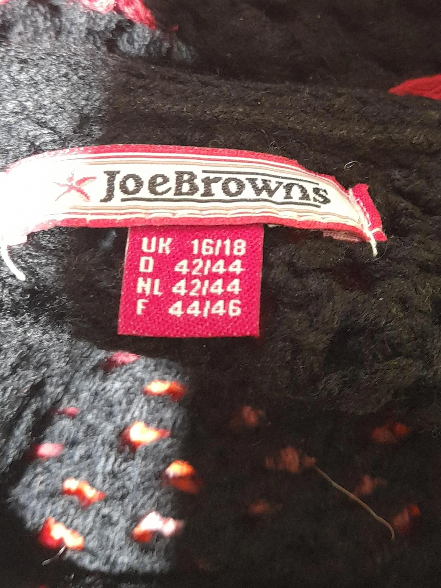 Joe Browns Women's Top XL Black 100% Acrylic Basic - Image 5