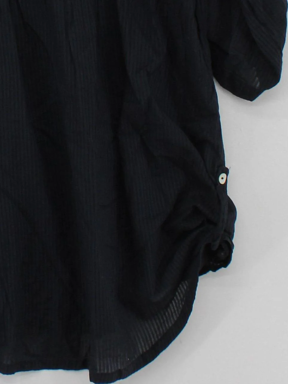 Joe Browns Women's Top XL Black 100% Cotton 3/4 Sleeve V-Neck Tunic - Image 4