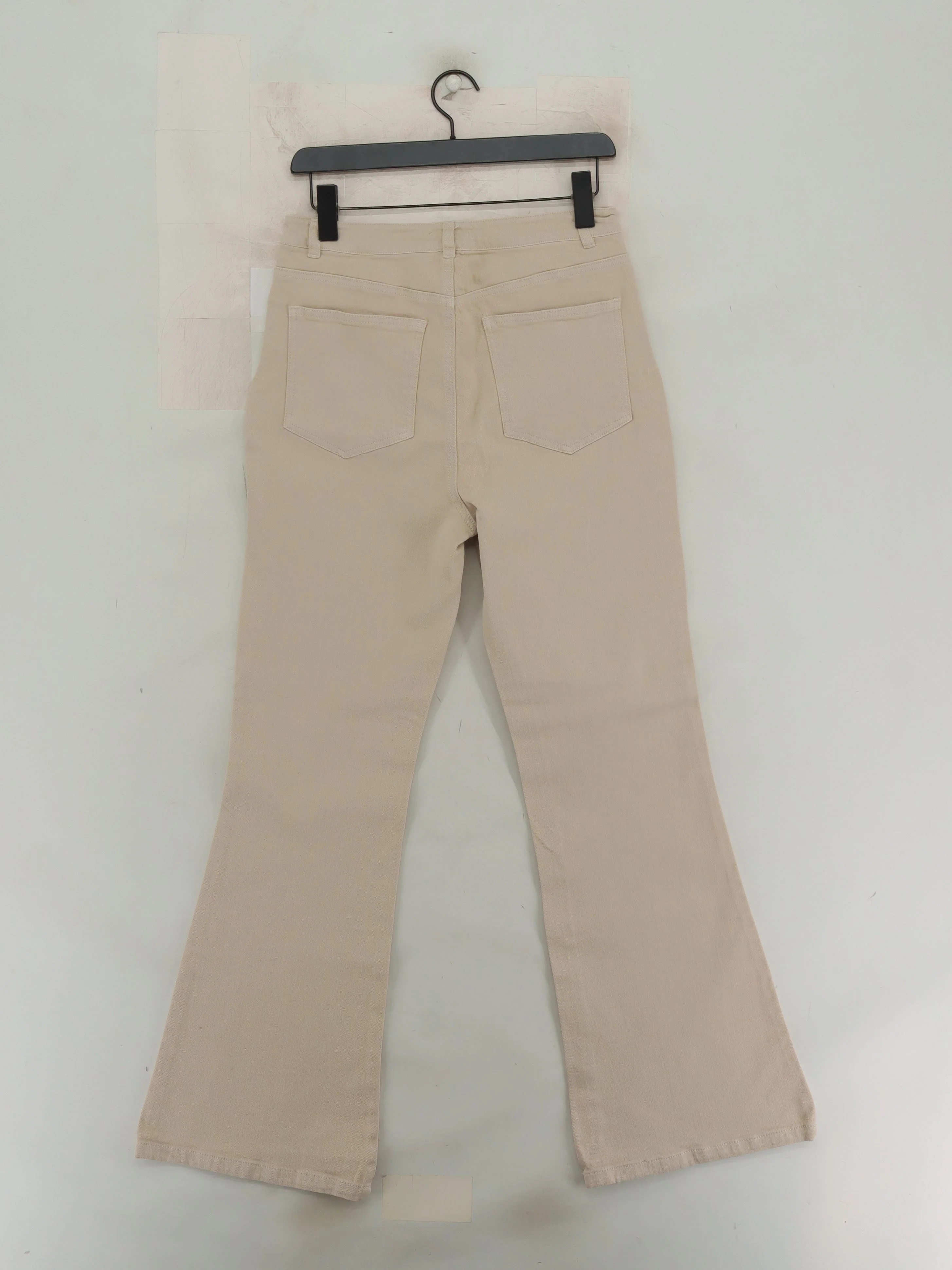 Joe Browns Women's Trousers UK 10 Cream Cotton with Viscose, Elastane Chino - Image 2
