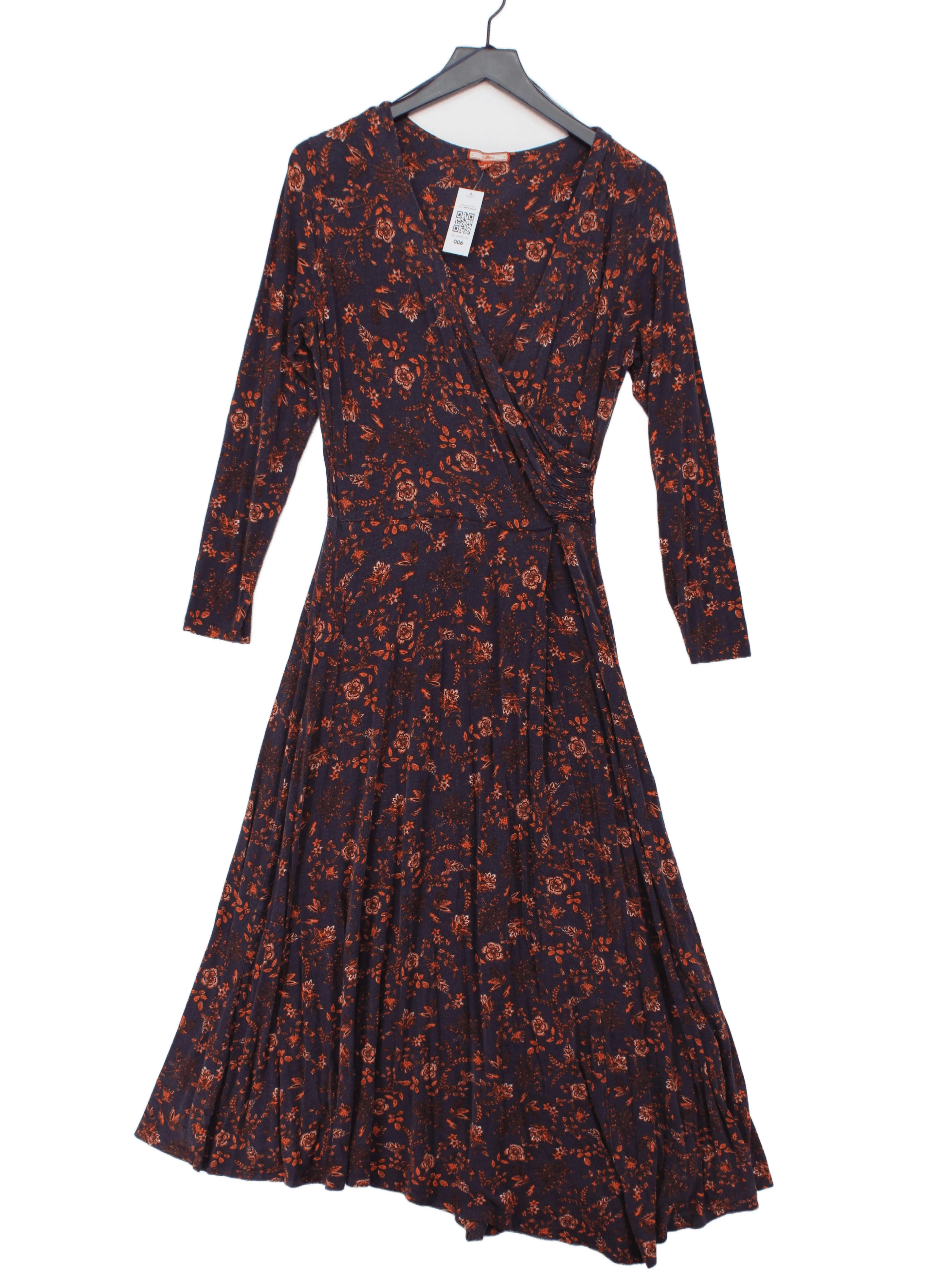 Joe Browns Wrap Midi Dress UK12 in Blue