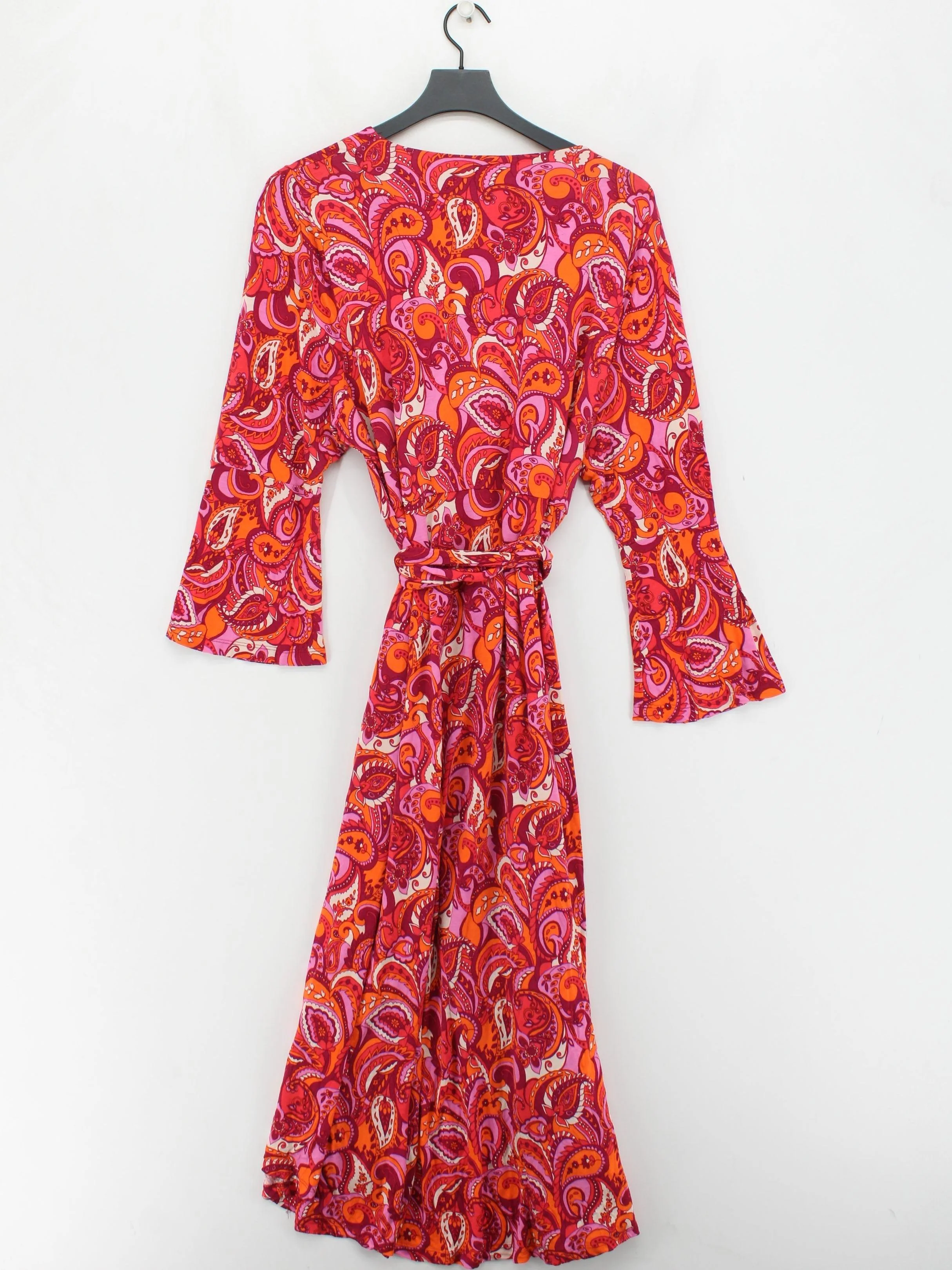 Joe Browns Wrap Midi Dress UK20 in Red - Image 2