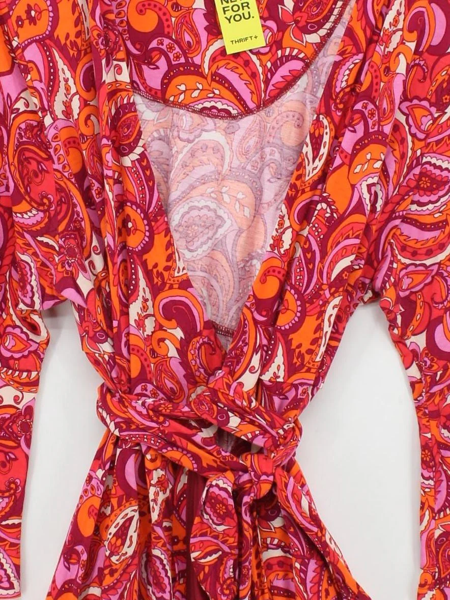 Joe Browns Wrap Midi Dress UK20 in Red - Image 3