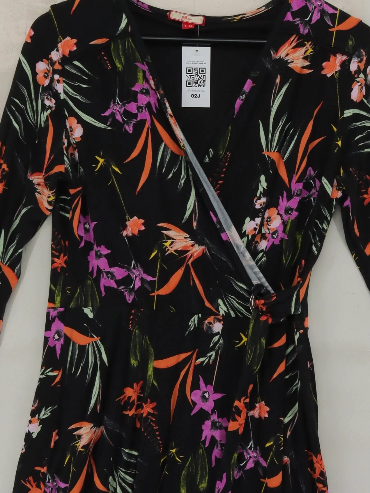 Joe Browns Wrap Mini Dress UK12 in Black - Image 3