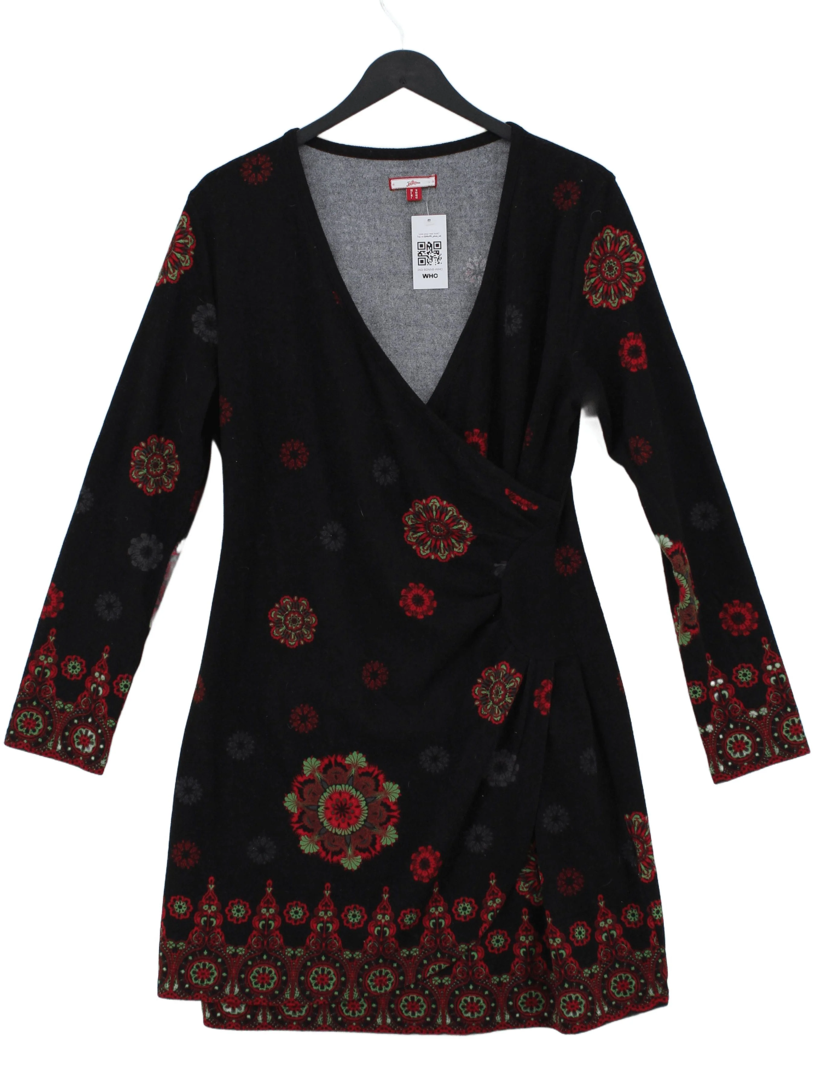Joe Browns Wrap Mini Dress UK14 in Black