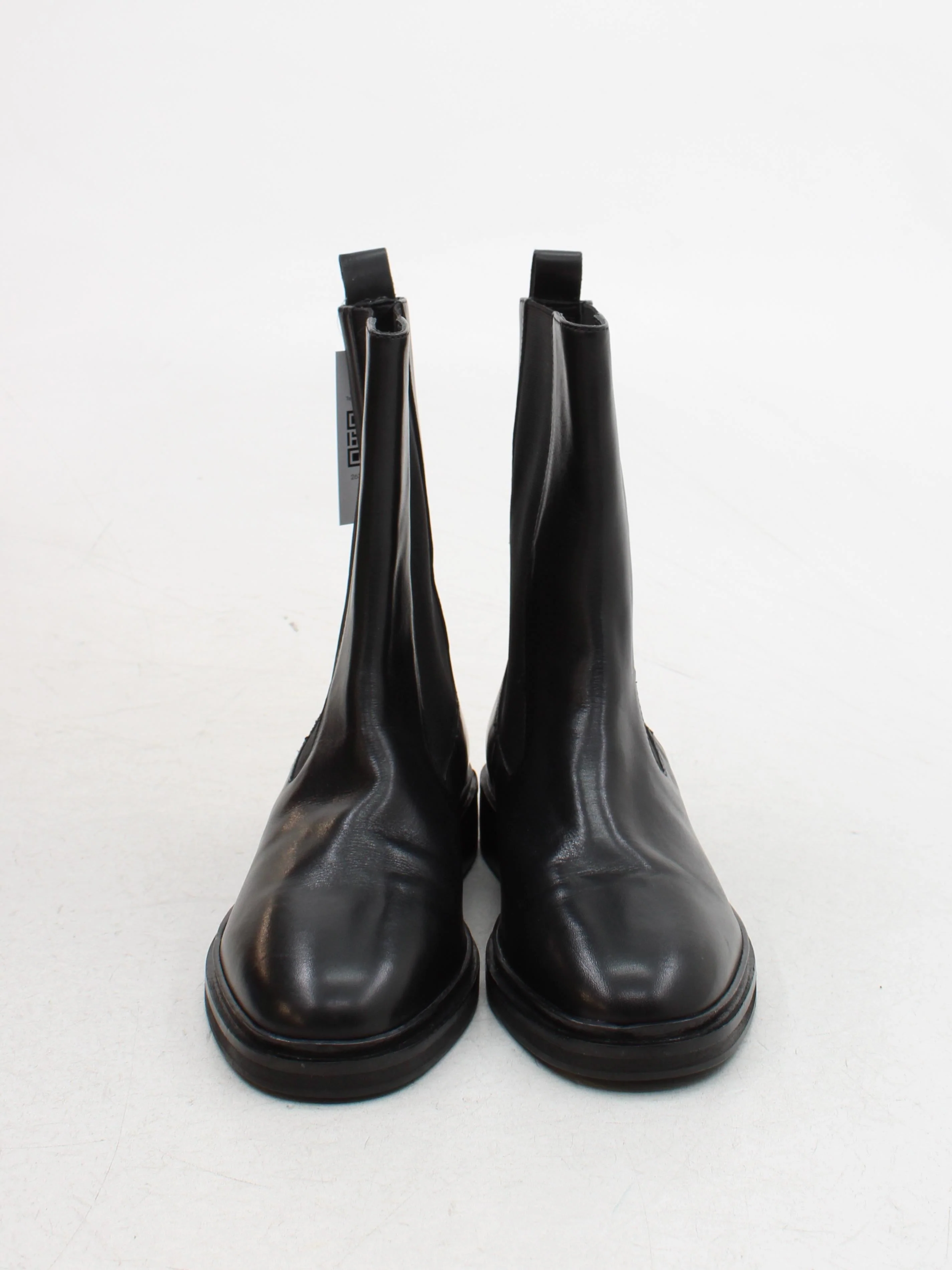 John Lewis Men's Boots UK 6.5 Black 100% Leather Chelsea - Image 2
