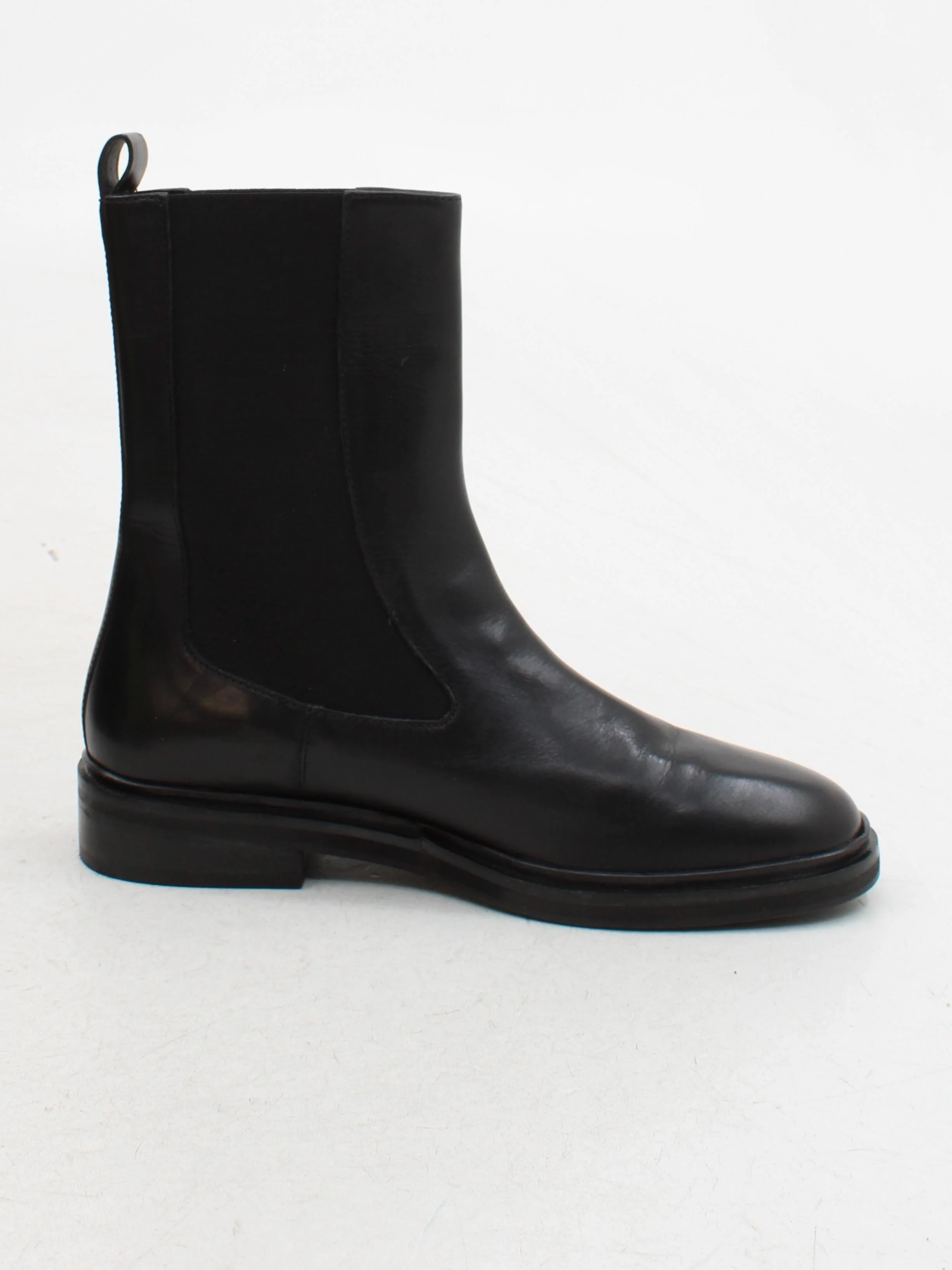 John Lewis Men's Boots UK 6.5 Black 100% Leather Chelsea - Image 5