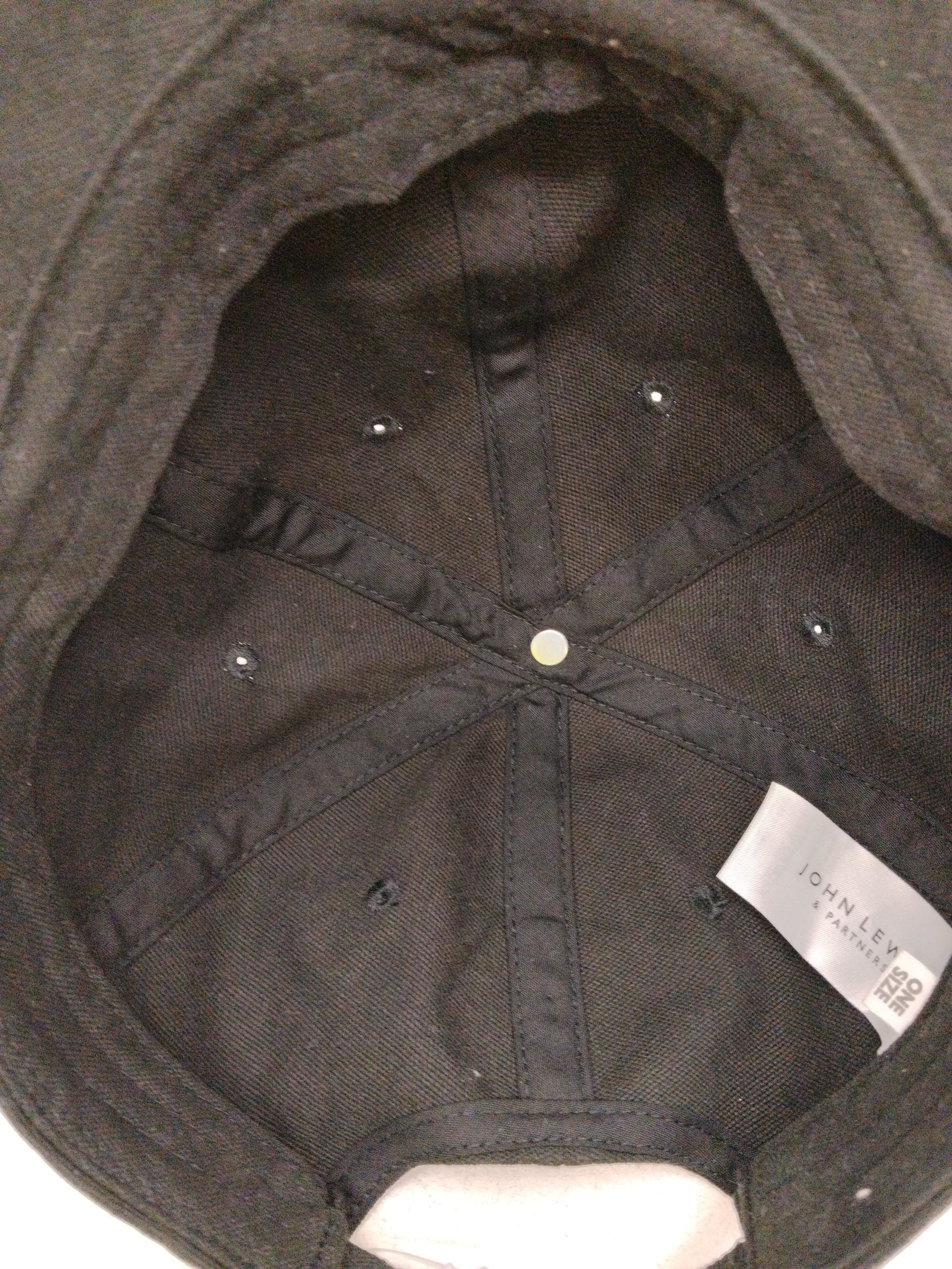 John Lewis Men's Hat M Black 100% Cotton Baseball Cap - Image 4