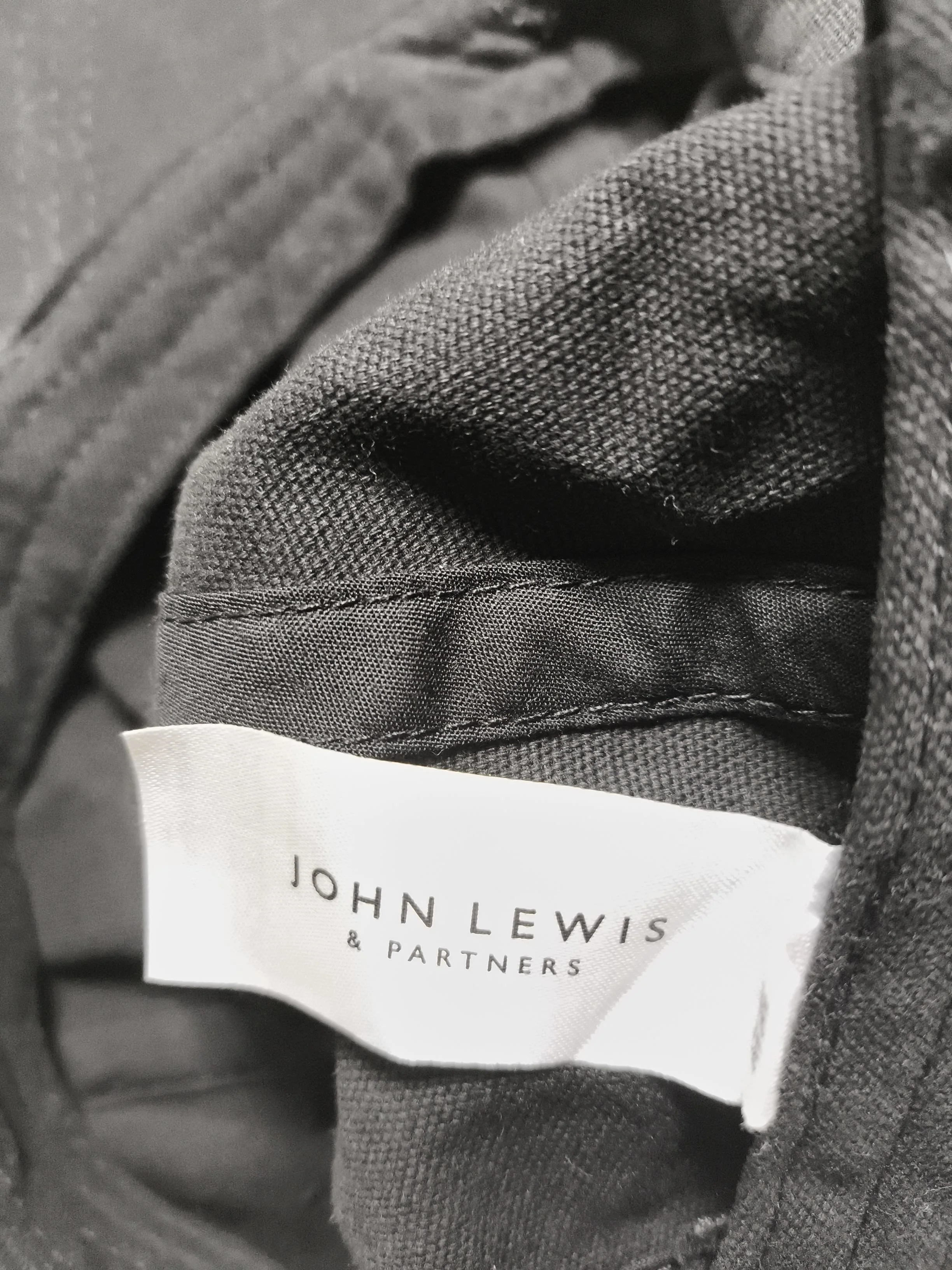 John Lewis Men's Hat M Black 100% Cotton Baseball Cap - Image 6