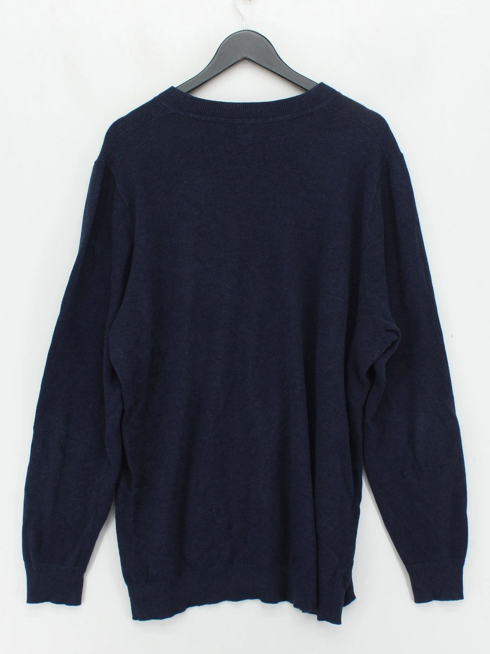 John Lewis Men's Jumper XXL Blue 100% Cotton Crew Neck Pullover - Image 2