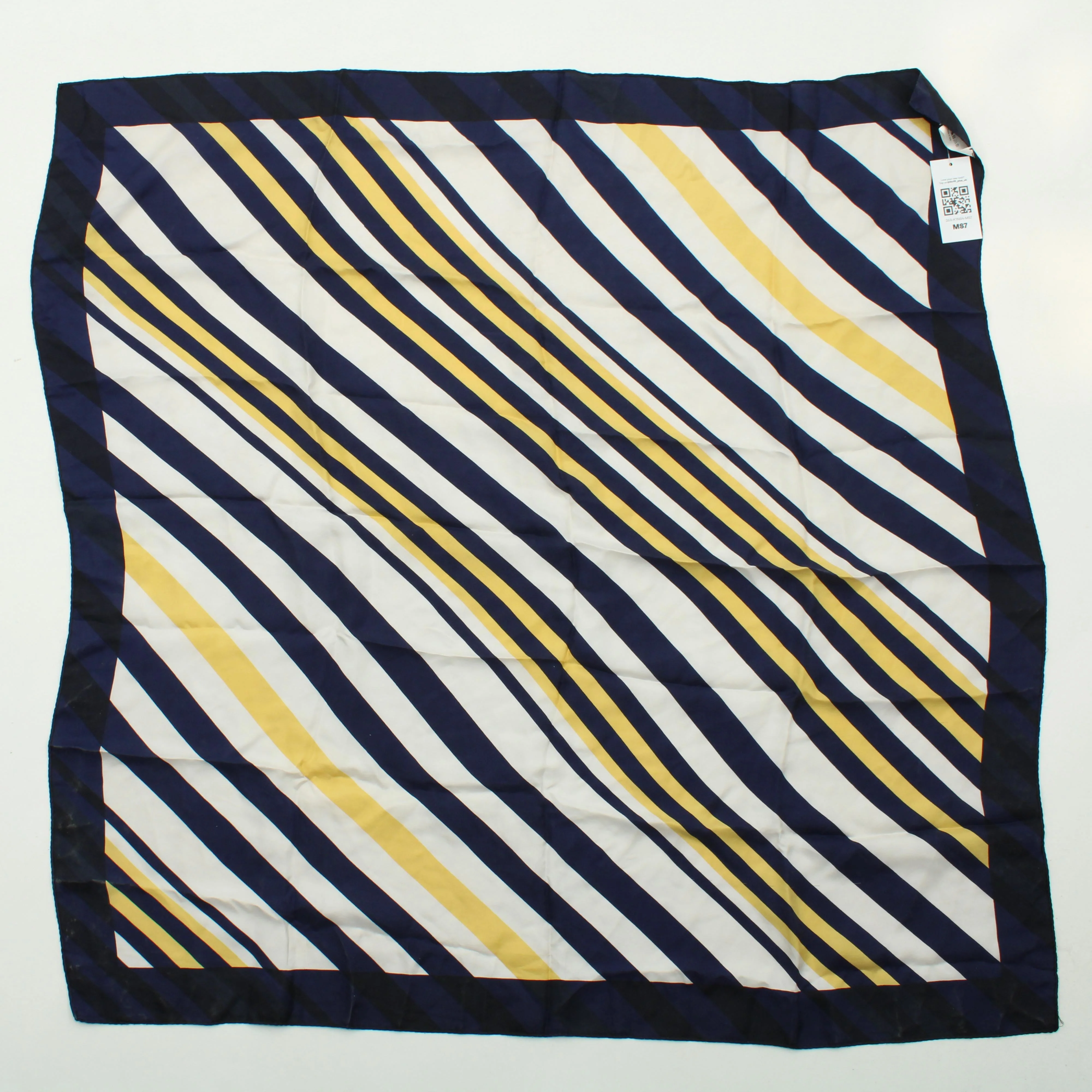 John Lewis Men's Scarf Multi Striped 100% Silk Scarf - Image 2