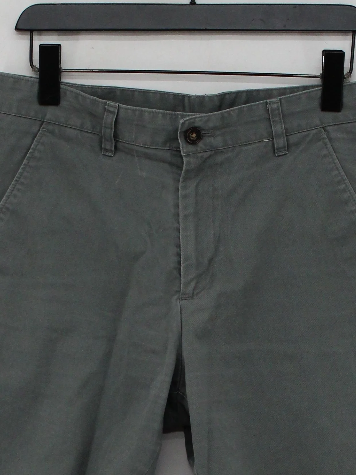 John Lewis Men's Shorts W 32 in Grey 100% Cotton Chino - Image 3