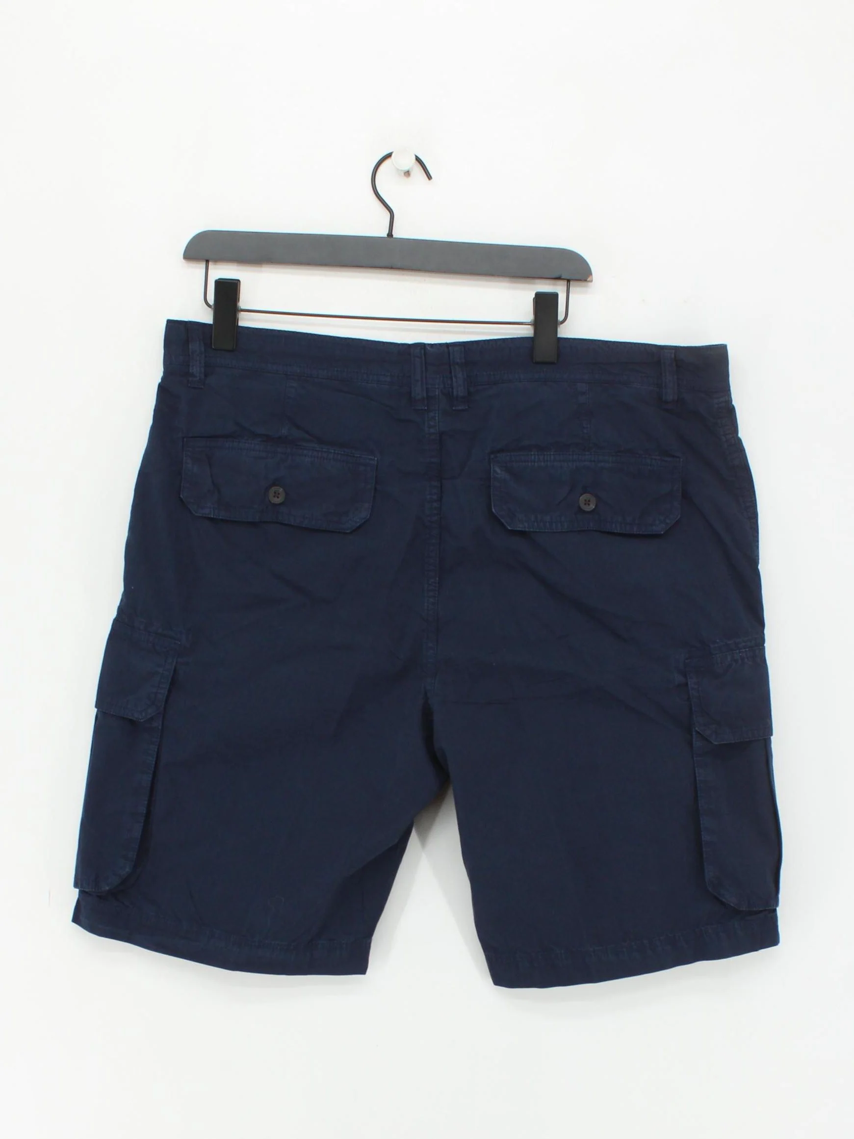 John Lewis Men's Shorts W 40 in Blue 100% Cotton Cargo - Image 2