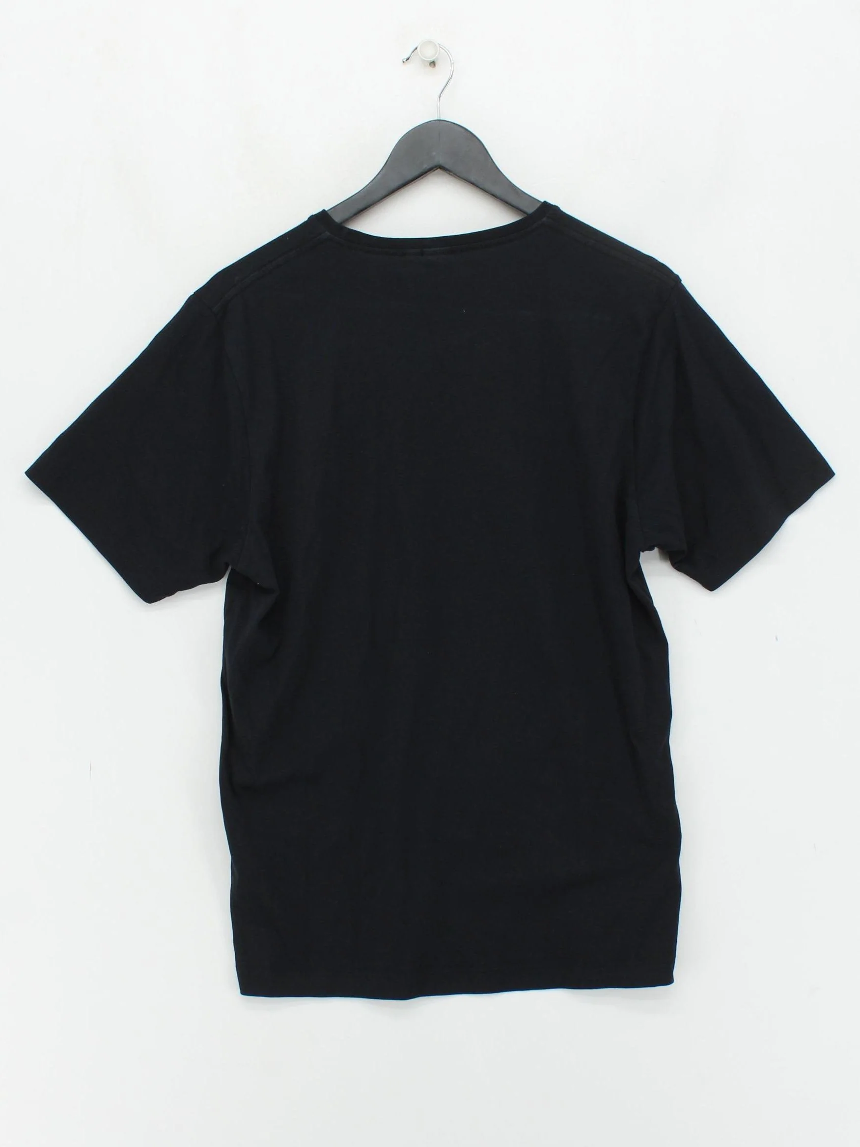 John Lewis Men's T-Shirt M Black 100% Cotton Basic - Image 2