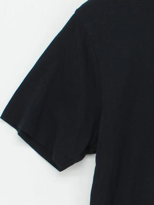 John Lewis Men's T-Shirt M Black 100% Cotton Basic - Image 4