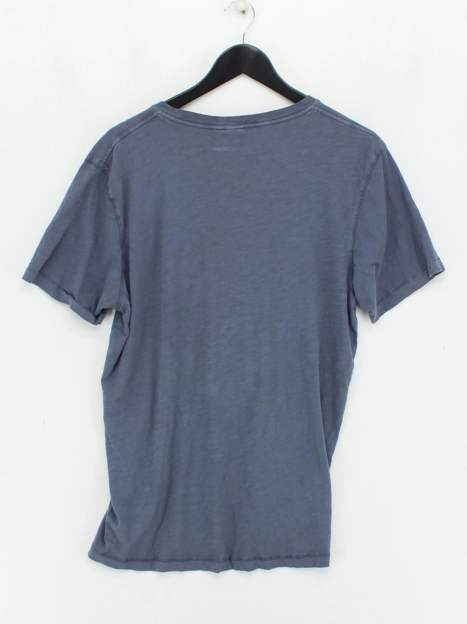 John Lewis Men's T-Shirt M Blue 100% Cotton Basic - Image 2