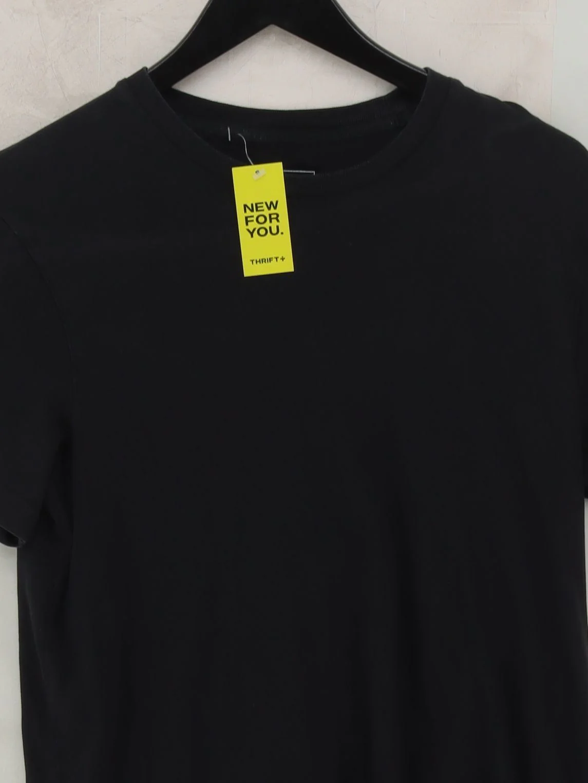 John Lewis Men's T-Shirt S Black 100% Cotton Basic - Image 3