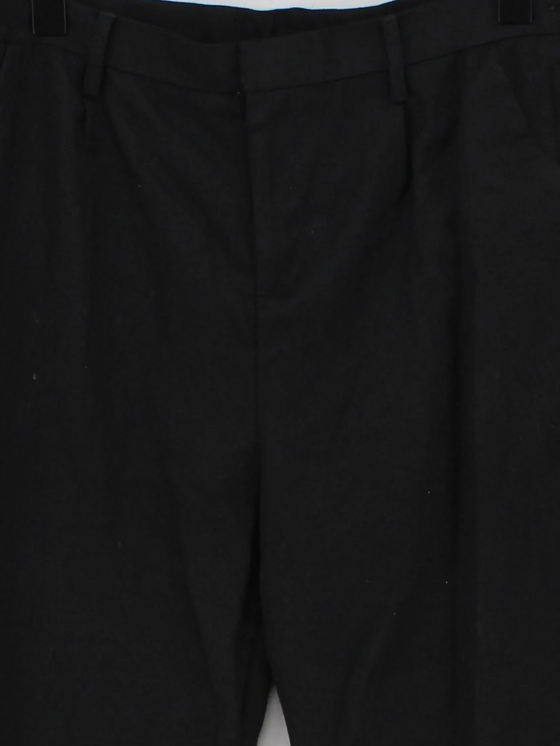 John Lewis Men's Trousers W 32 in Black Polyester with Viscose Straight Capri - Image 3