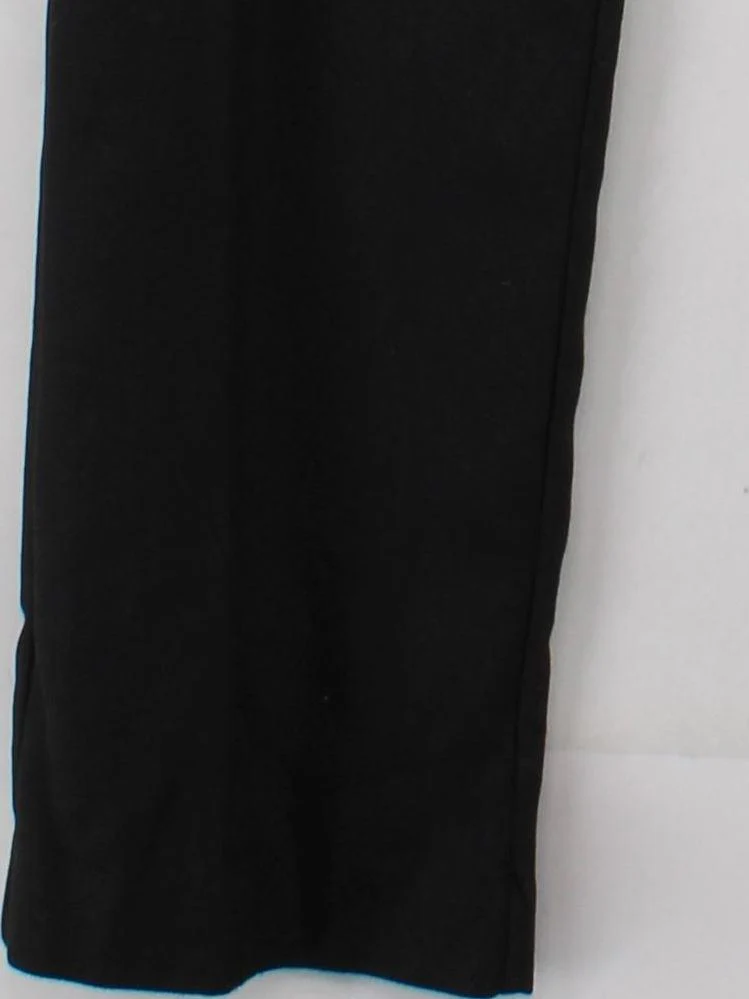 John Lewis Men's Trousers W 32 in Black Polyester with Viscose Straight Capri - Image 4