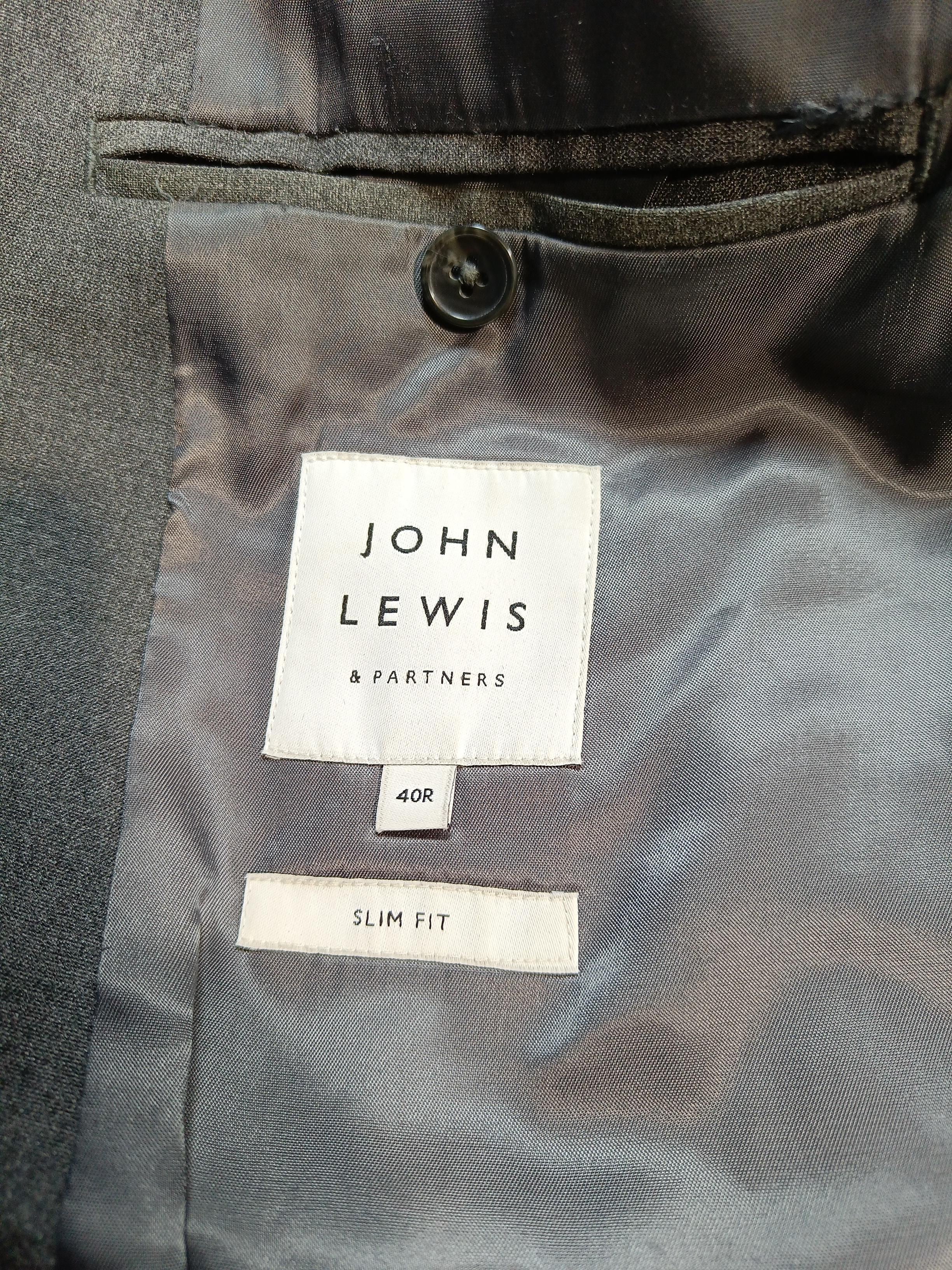 John Lewis Men's Two Piece Suit L Grey 100% Other 2 Piece - Image 6
