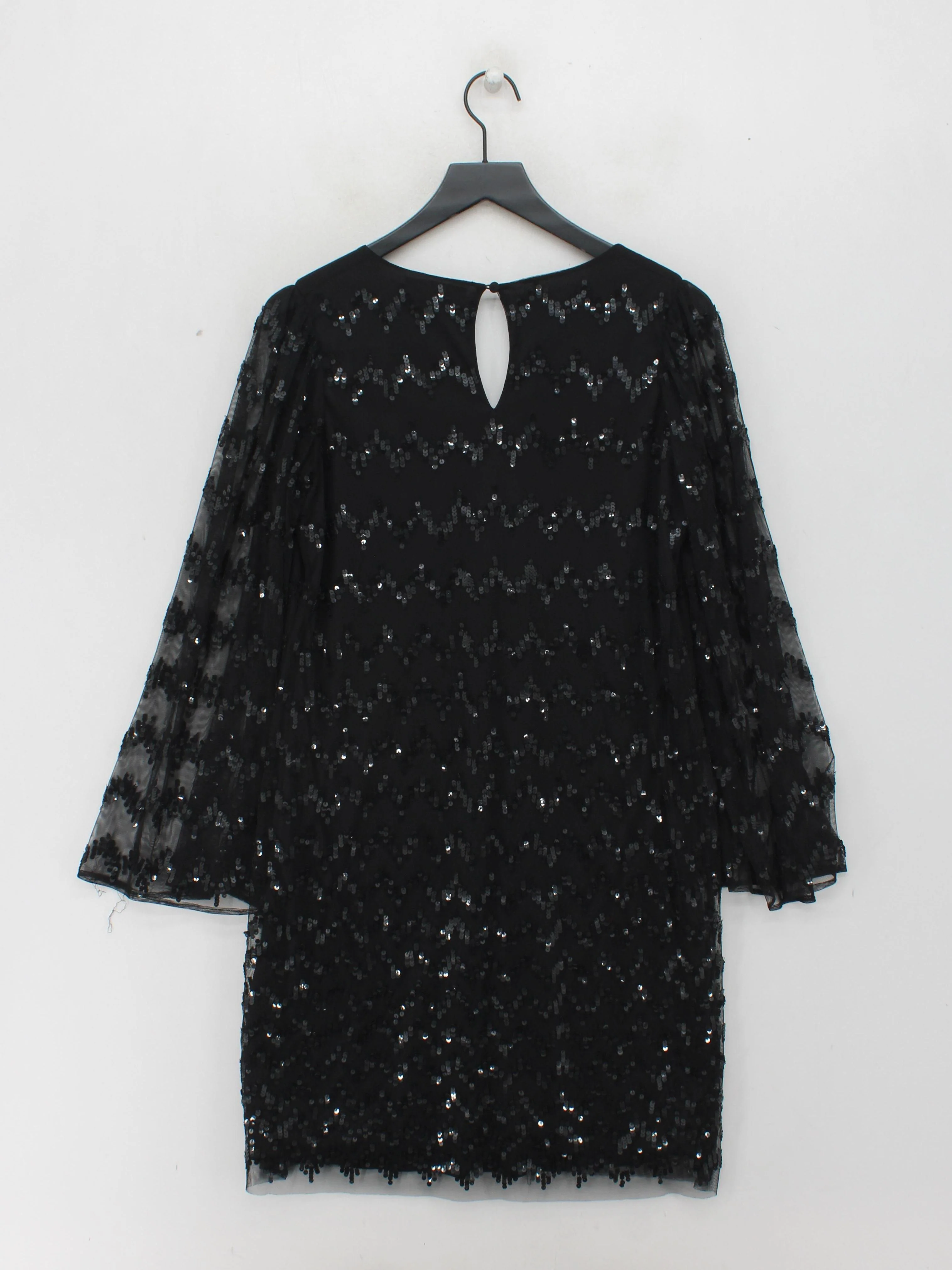 John Lewis Mini Dress UK12 in Black - Image 2