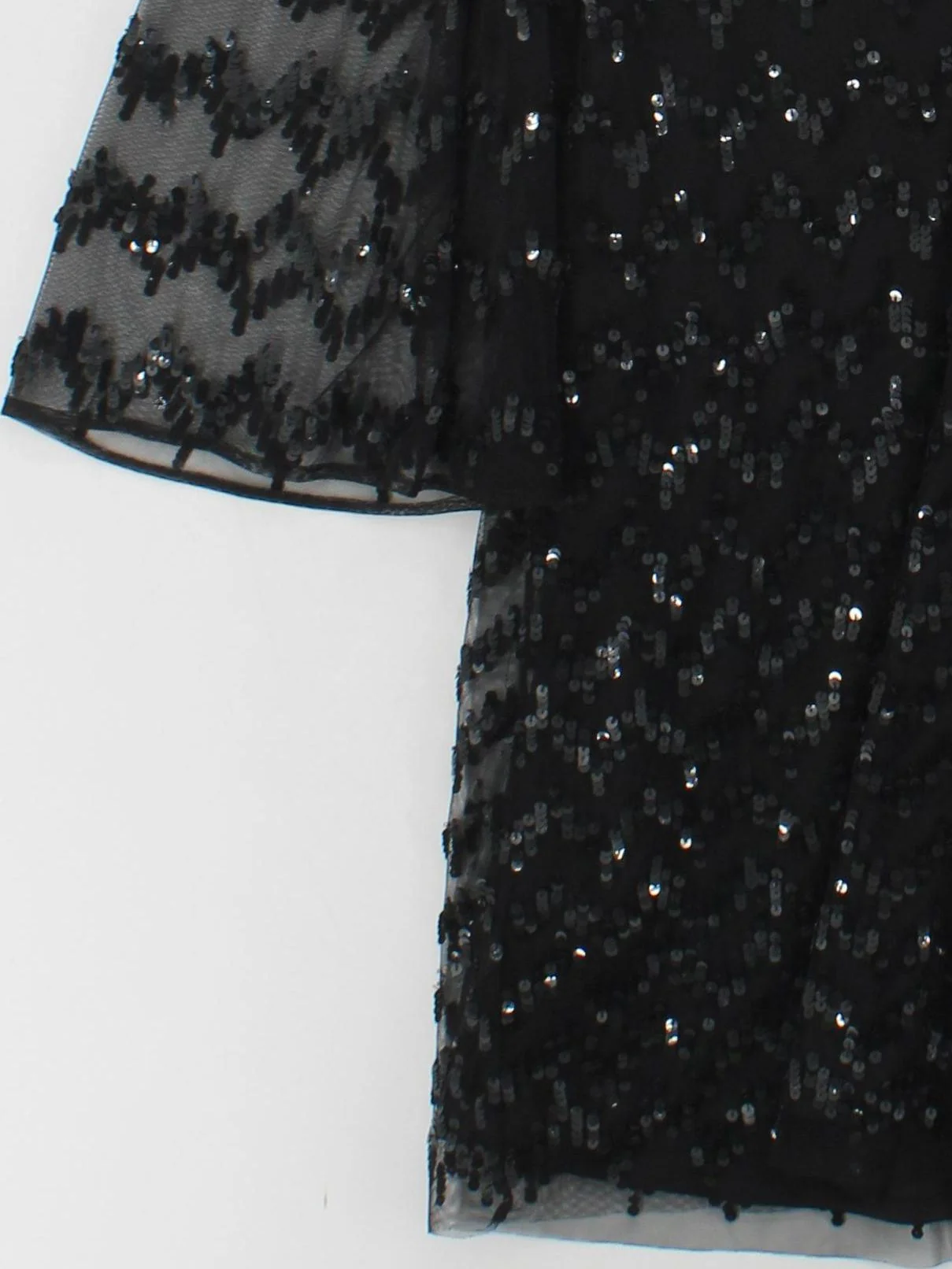 John Lewis Mini Dress UK12 in Black - Image 4