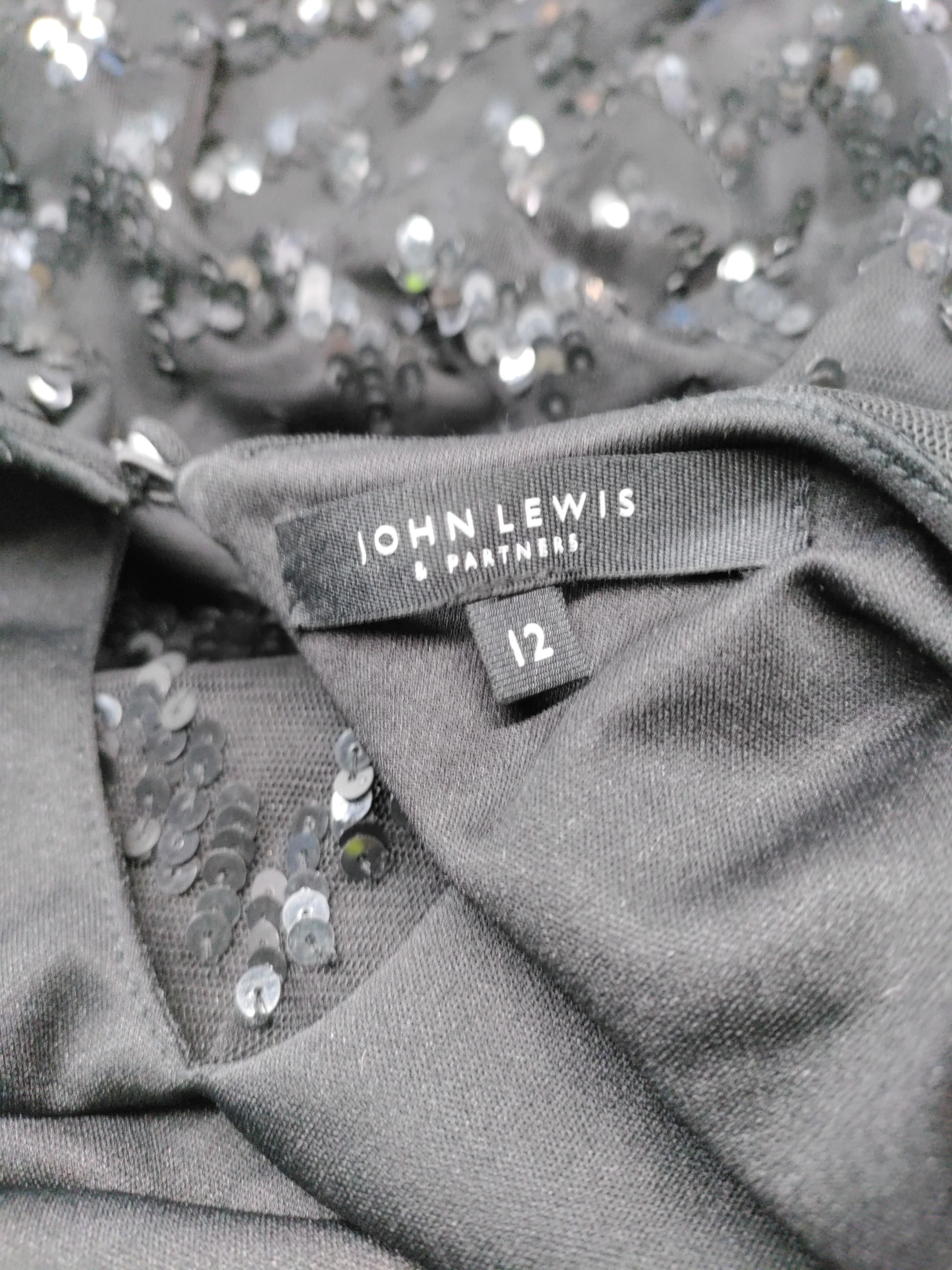 John Lewis Mini Dress UK12 in Black - Image 5