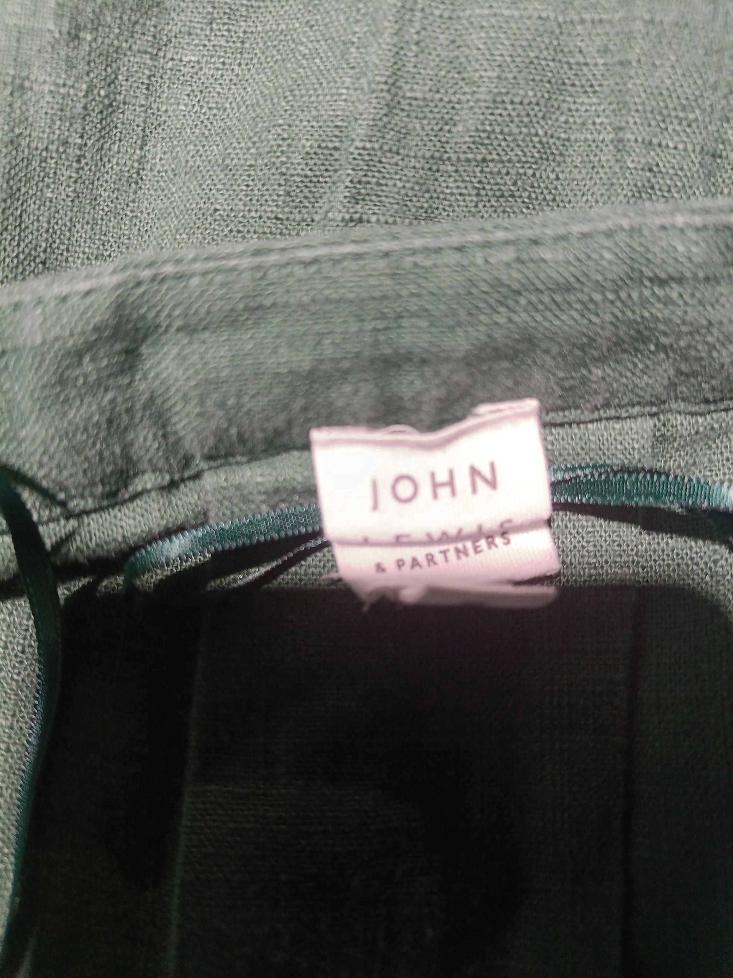 John Lewis Shirt Maxi Dress UK14 in Green - Image 5