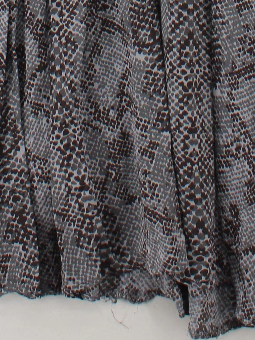 John Lewis Shirt Midi Dress UK10 in Grey - Image 4