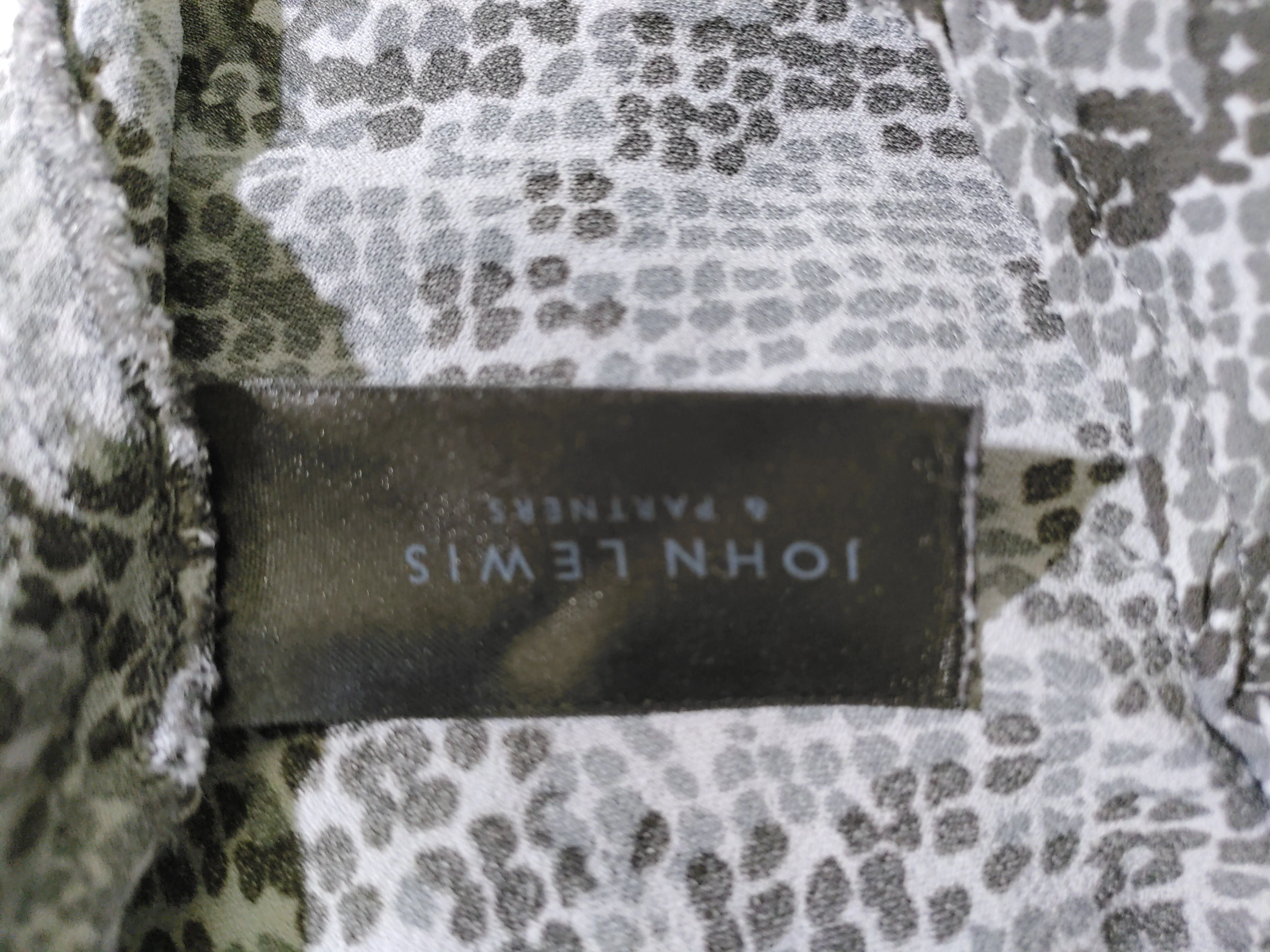 John Lewis Shirt Midi Dress UK10 in Grey - Image 7