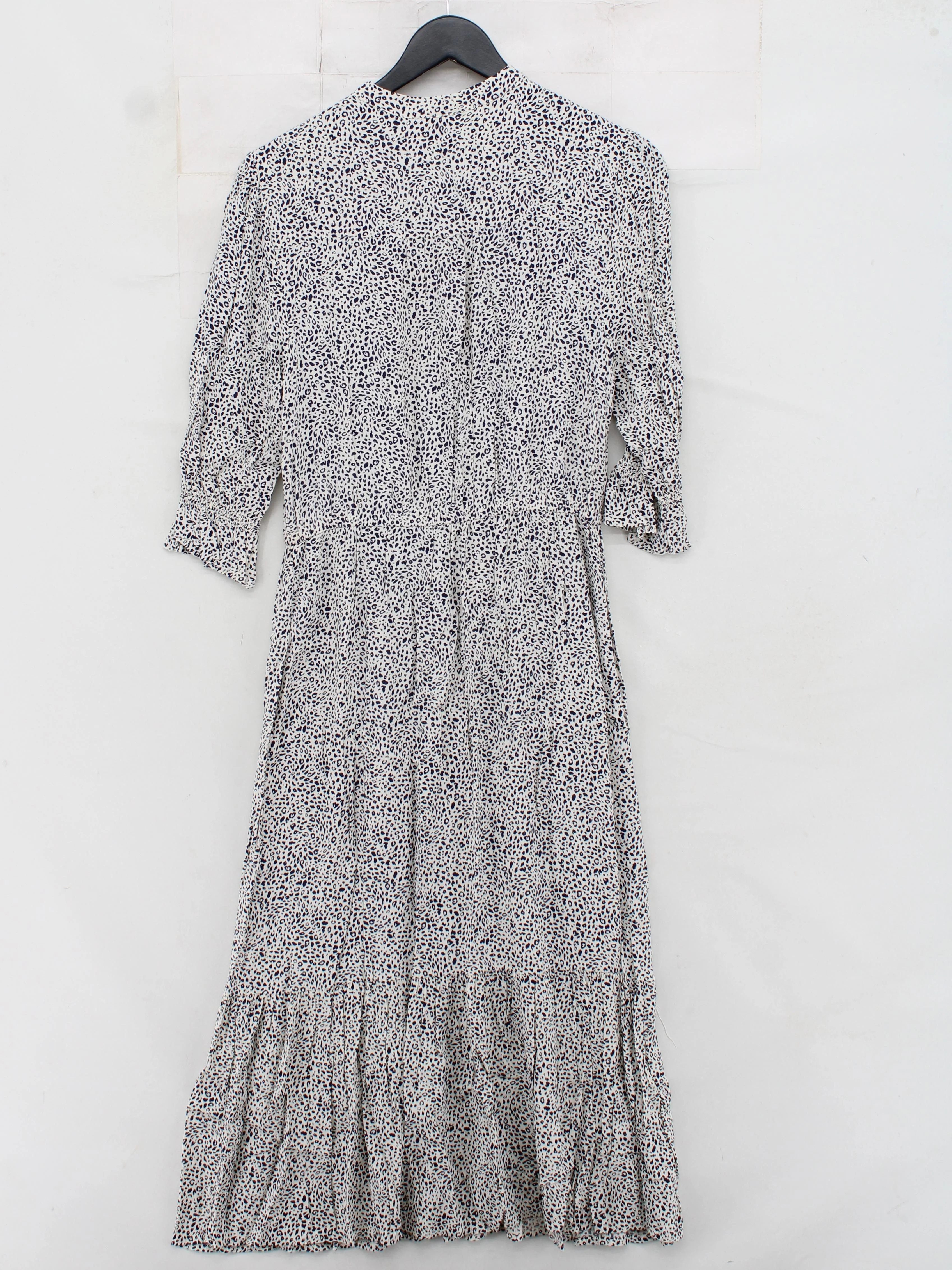 John Lewis Shirt Midi Dress UK12 in Cream - Image 2