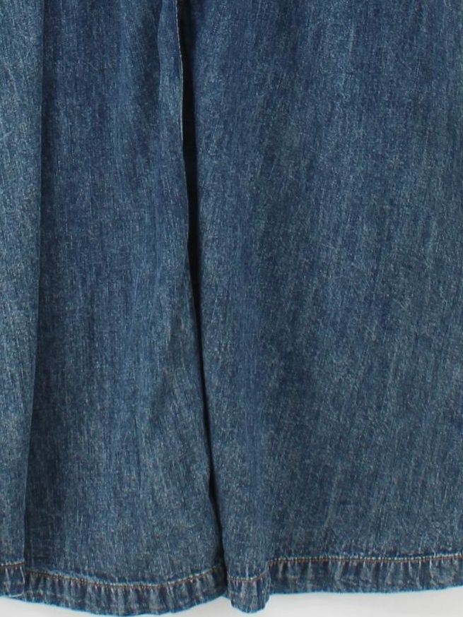 John Lewis Shirt Midi Dress UK14 in Blue - Image 4