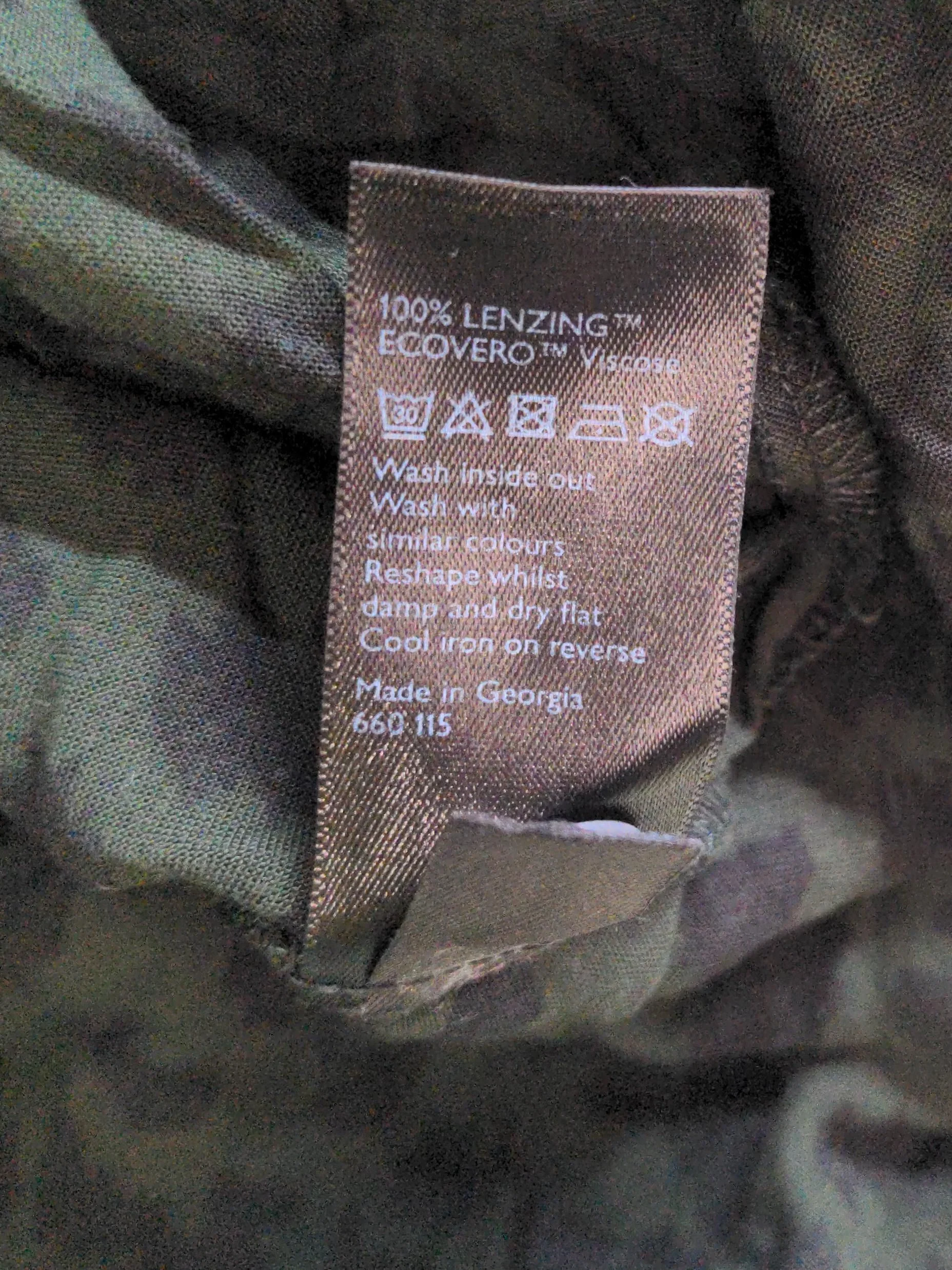 John Lewis Shirt Midi Dress UK14 in Green - Image 6