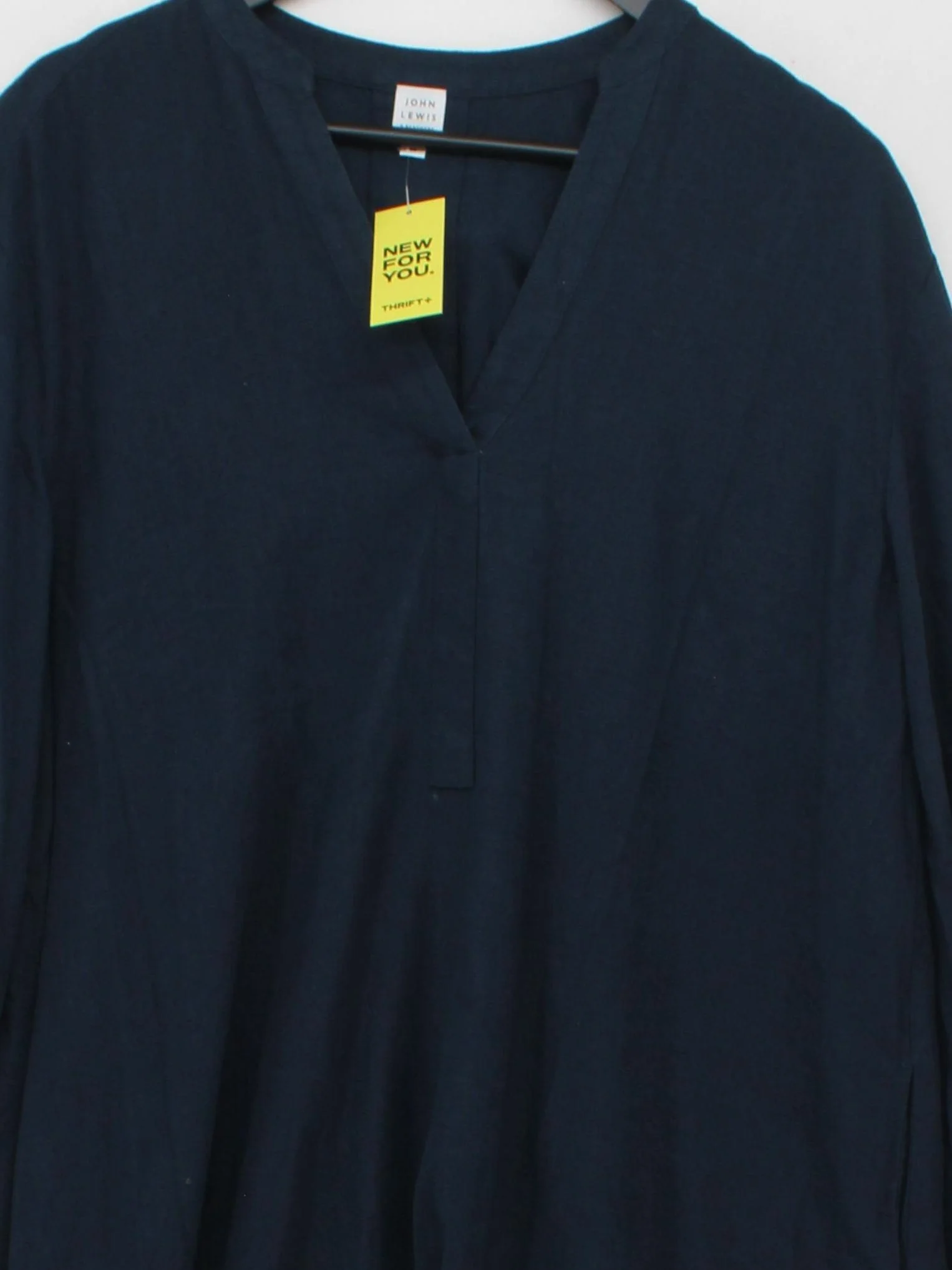 John Lewis Shirt Mini Dress UK14 in Blue - Image 3