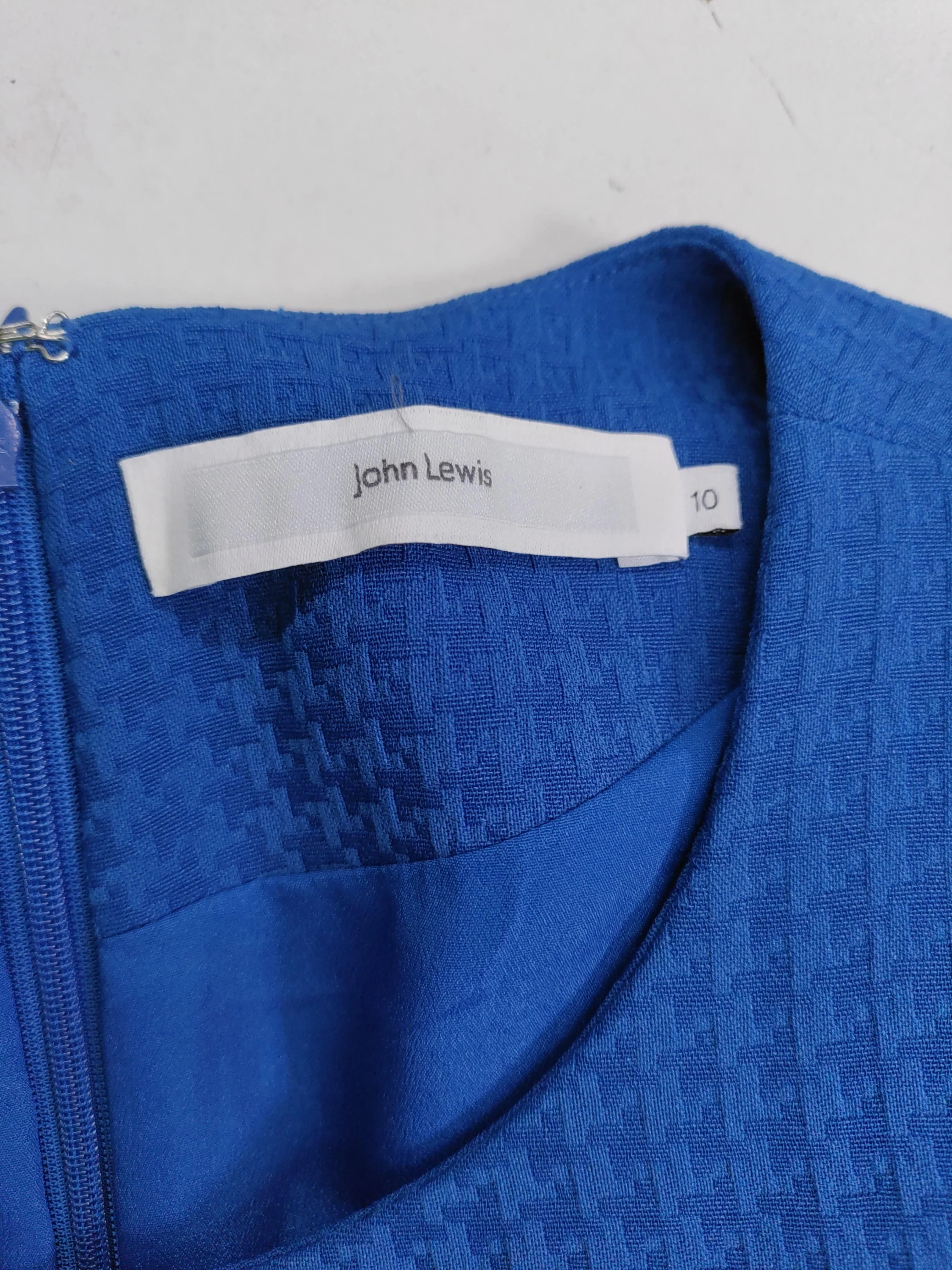 John Lewis Skater Mini Dress UK10 in Blue - Image 5