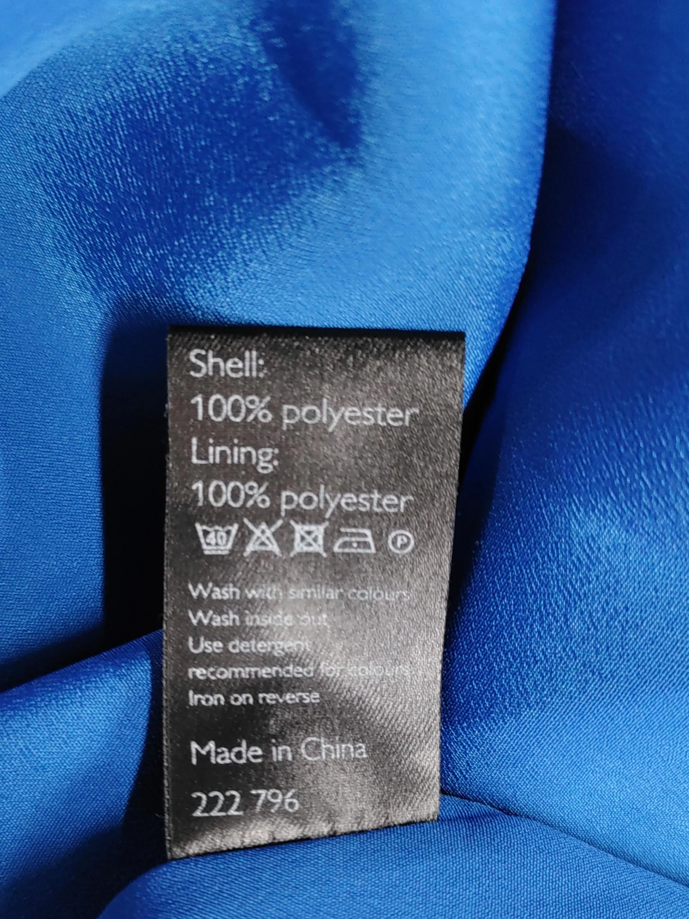 John Lewis Skater Mini Dress UK10 in Blue - Image 6