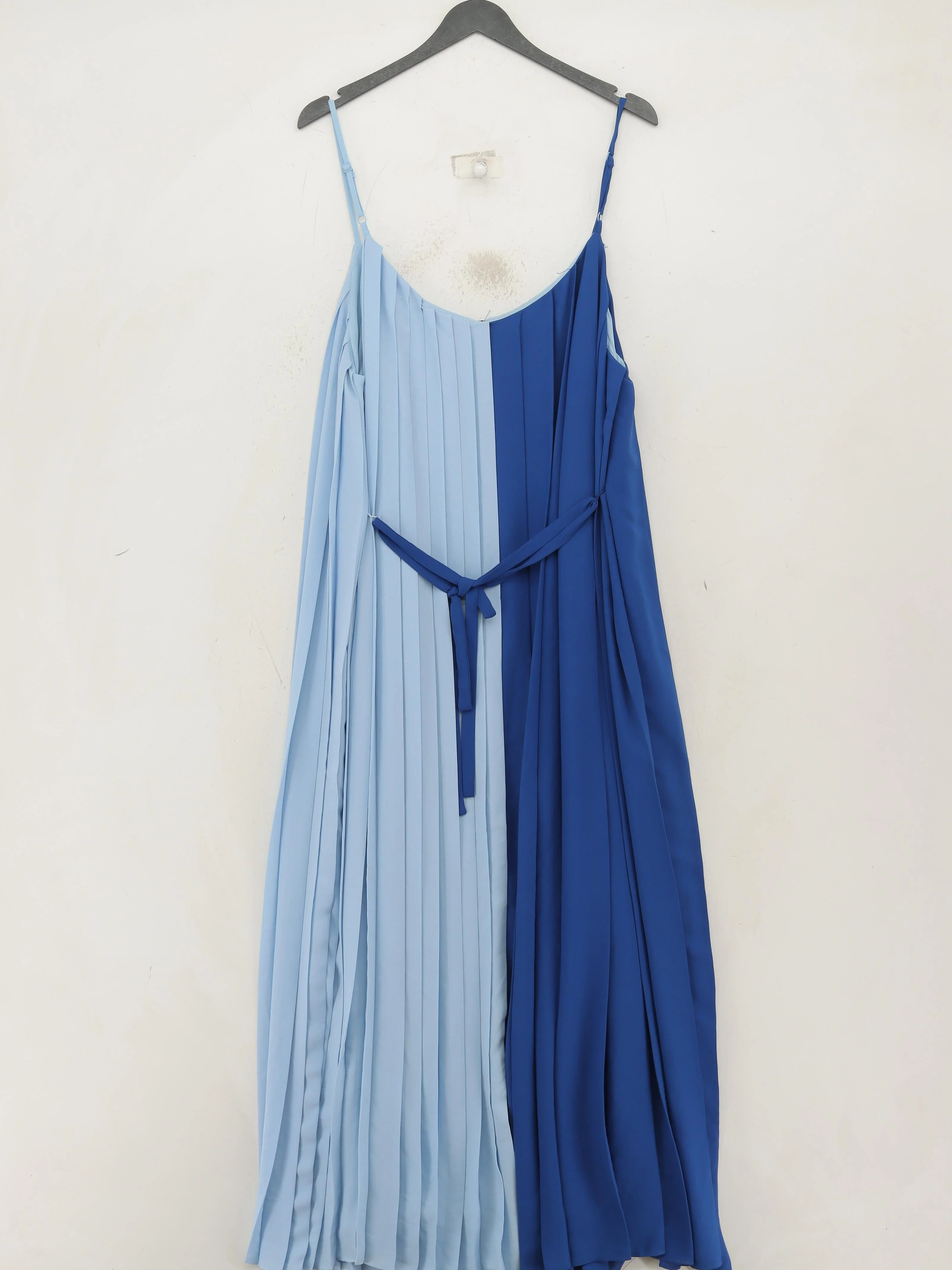 John Lewis Slip Maxi Dress UK18 in Blue - Image 2
