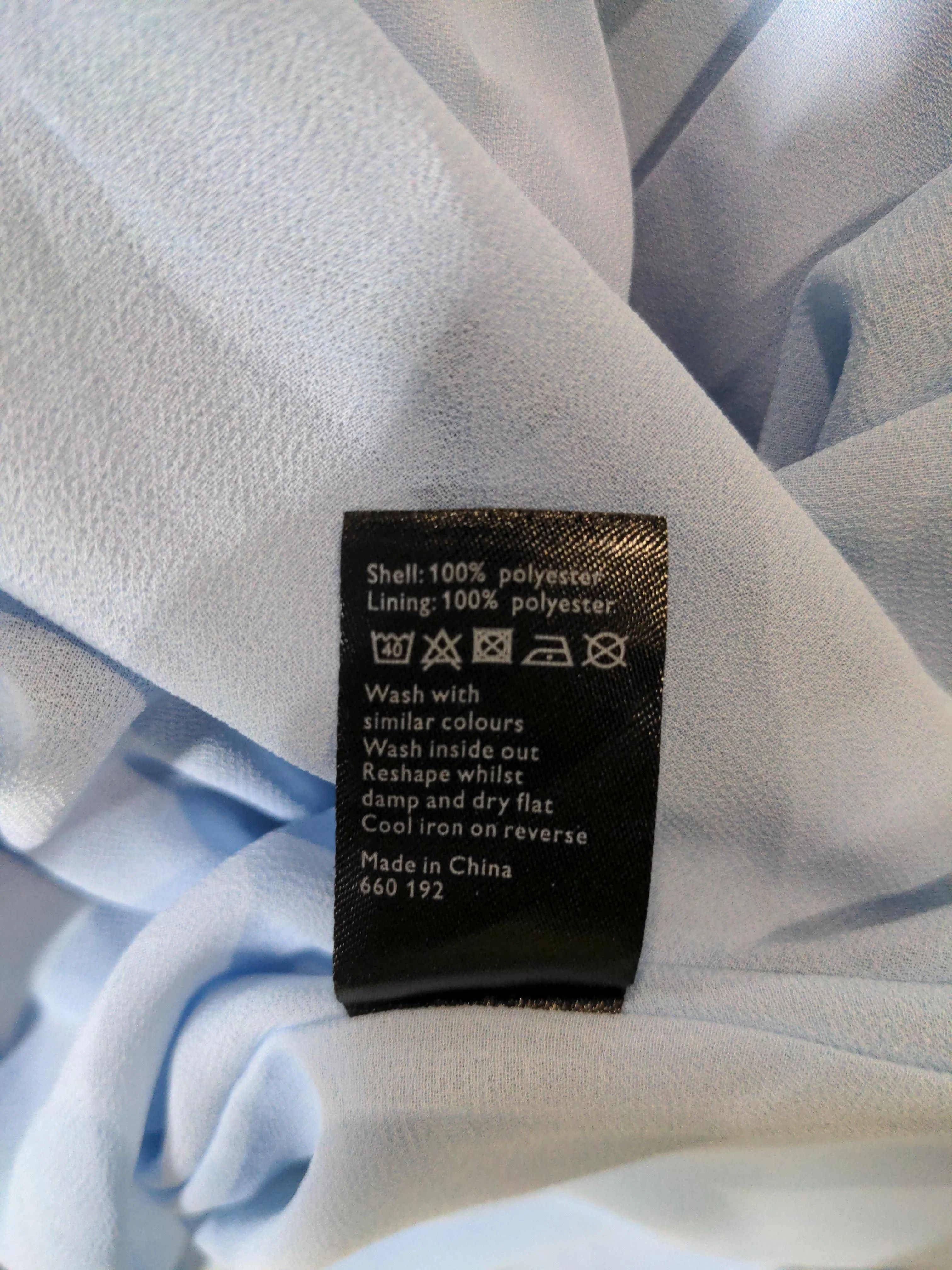 John Lewis Slip Maxi Dress UK18 in Blue - Image 7