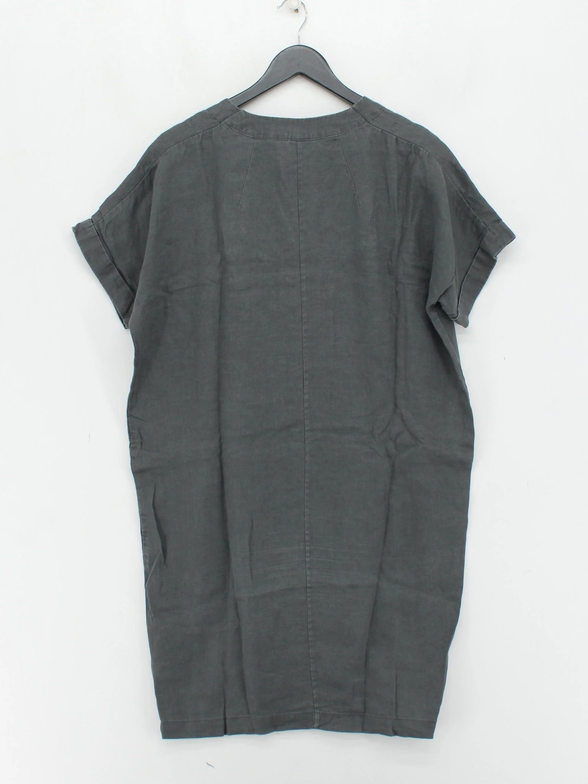 John Lewis T-Shirt Midi Dress UK10 in Grey - Image 2