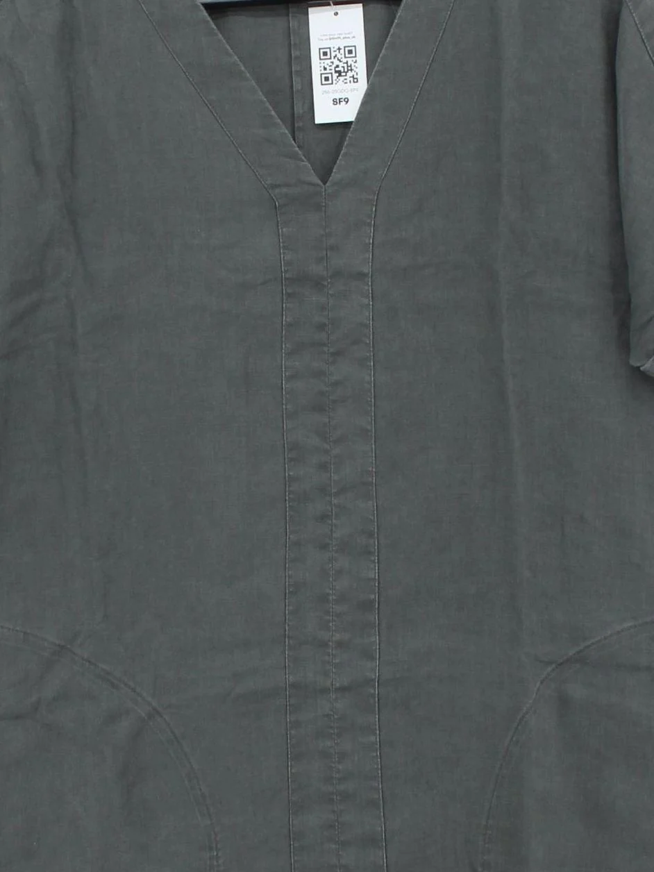 John Lewis T-Shirt Midi Dress UK10 in Grey - Image 3