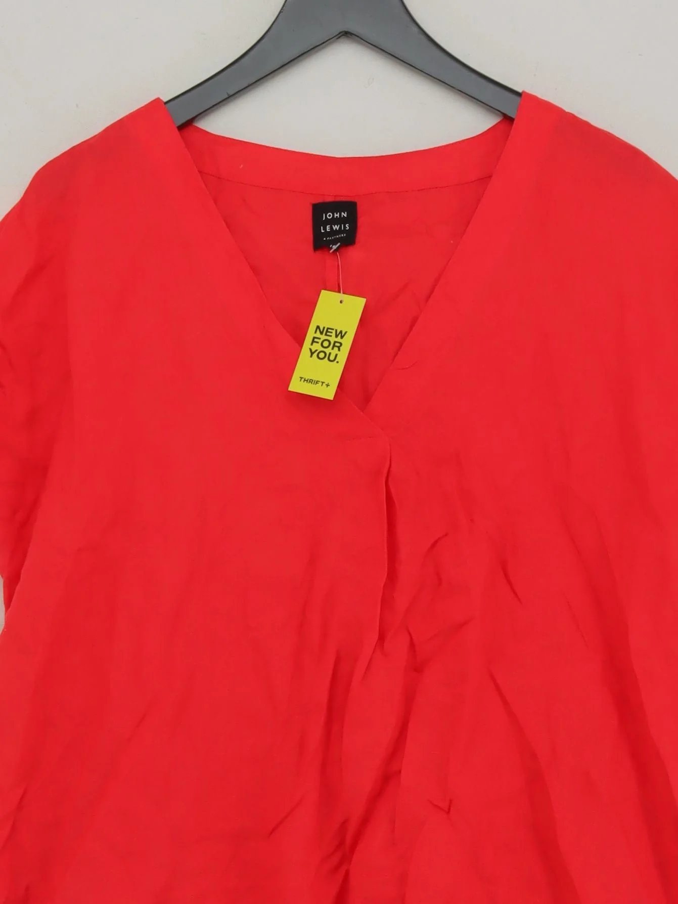 John Lewis T-Shirt Mini Dress UK16 in Red - Image 3