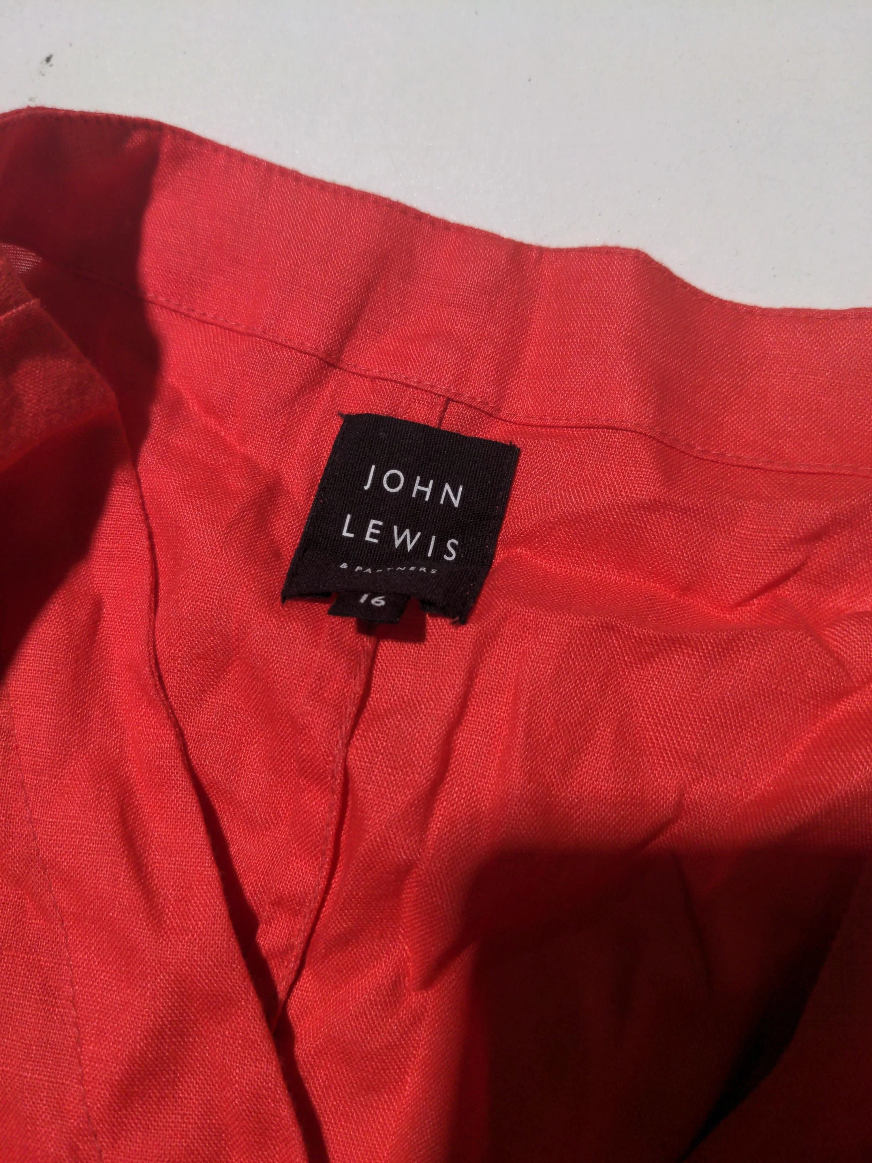 John Lewis T-Shirt Mini Dress UK16 in Red - Image 5