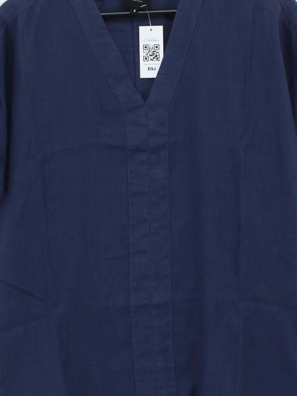 John Lewis T-Shirt Mini Dress UK8 in Blue - Image 3