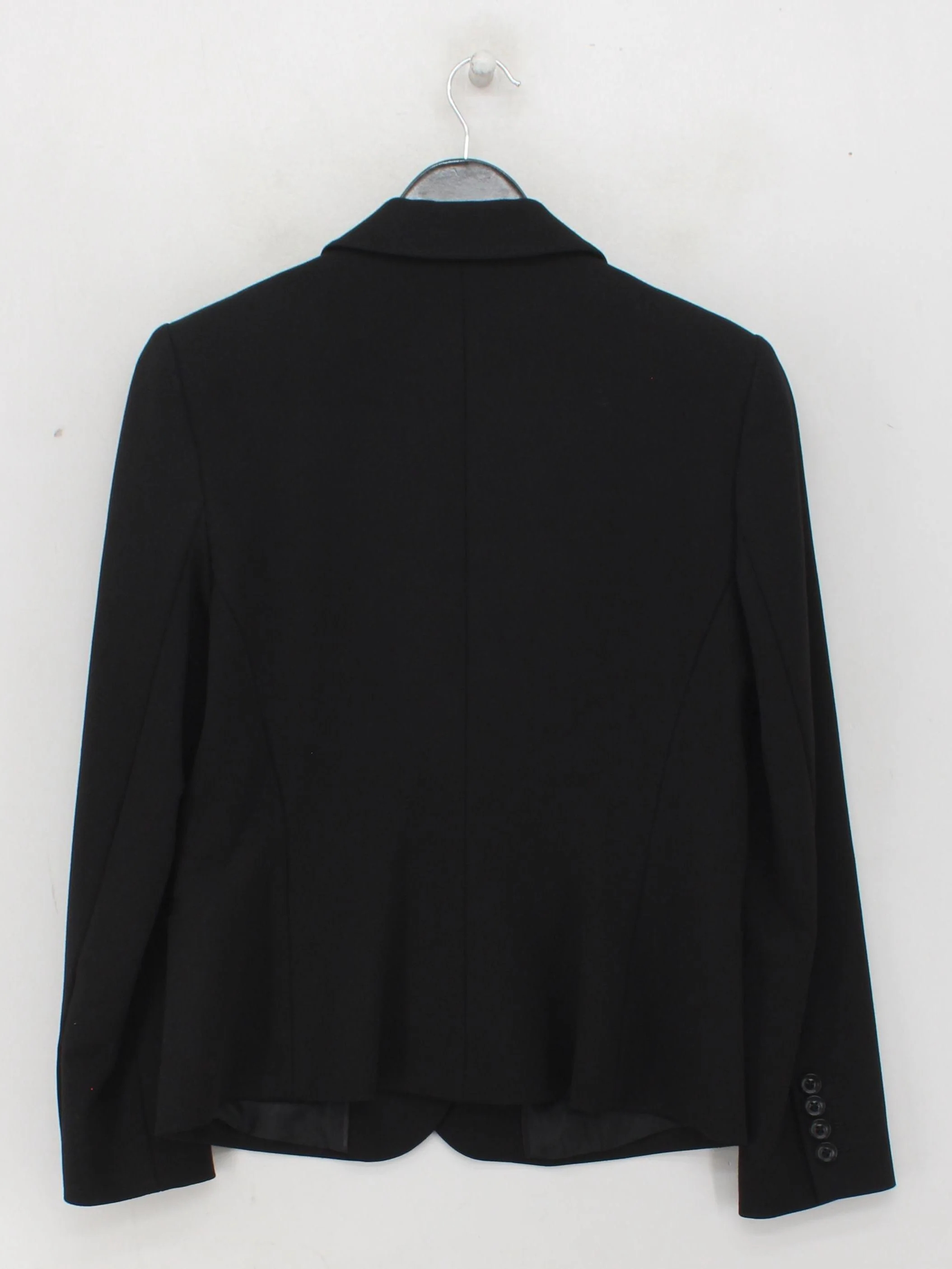 John Lewis Women's Blazer UK 12 Black Viscose - Image 2