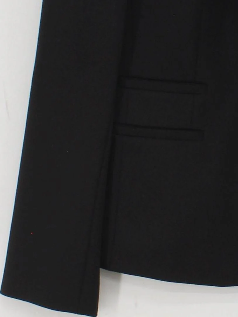 John Lewis Women's Blazer UK 12 Black Viscose - Image 4