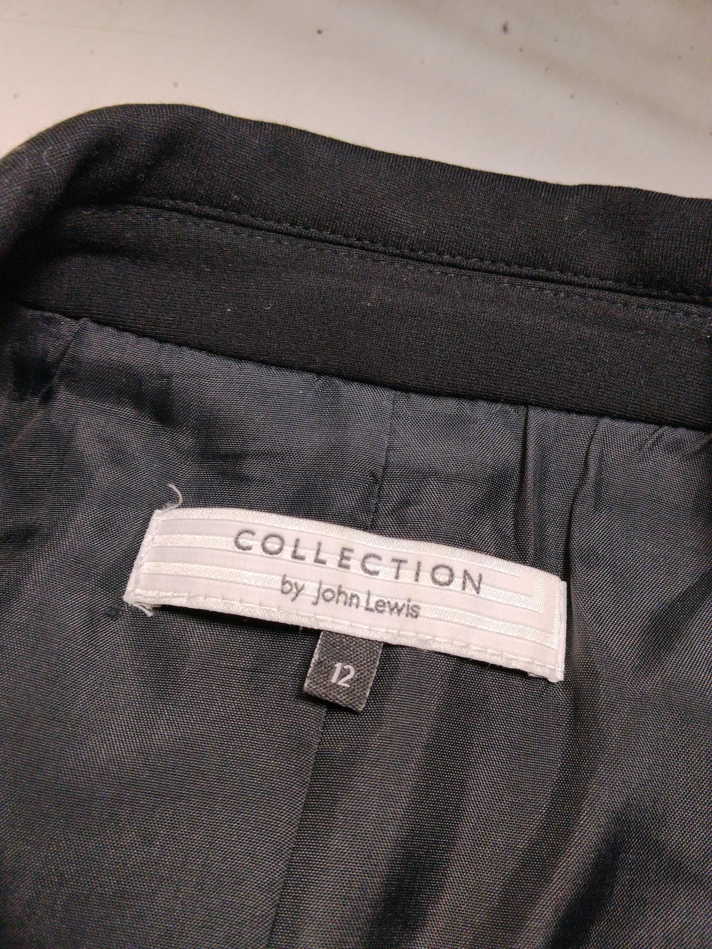 John Lewis Women's Blazer UK 12 Black Viscose - Image 5