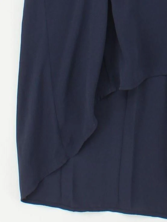 John Lewis Women's Blouse UK 12 Blue 100% Polyester Basic - Image 4