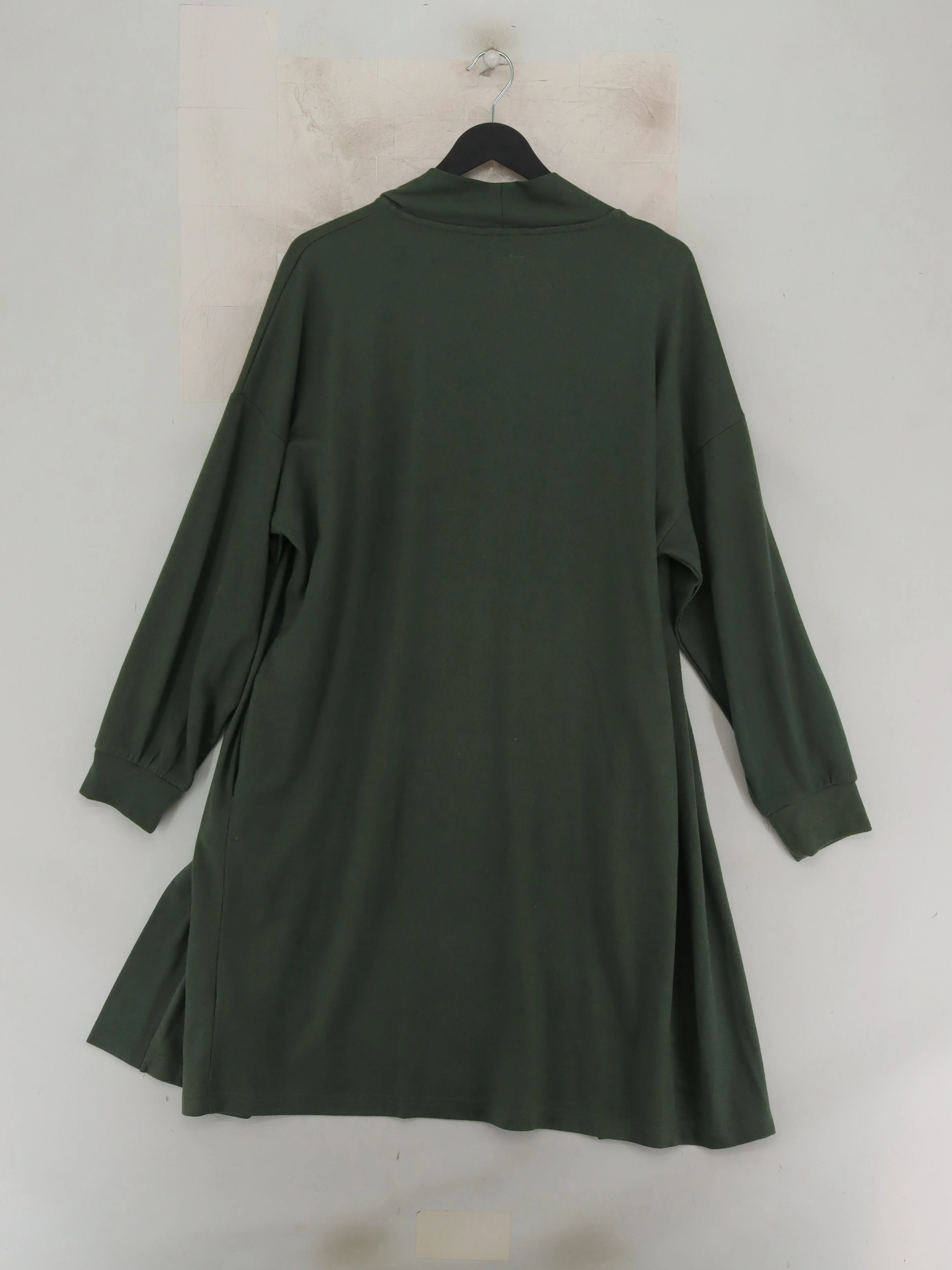 John Lewis Women's Cardigan M Green Polyester with Elastane V-Neck Cardigan - Image 2